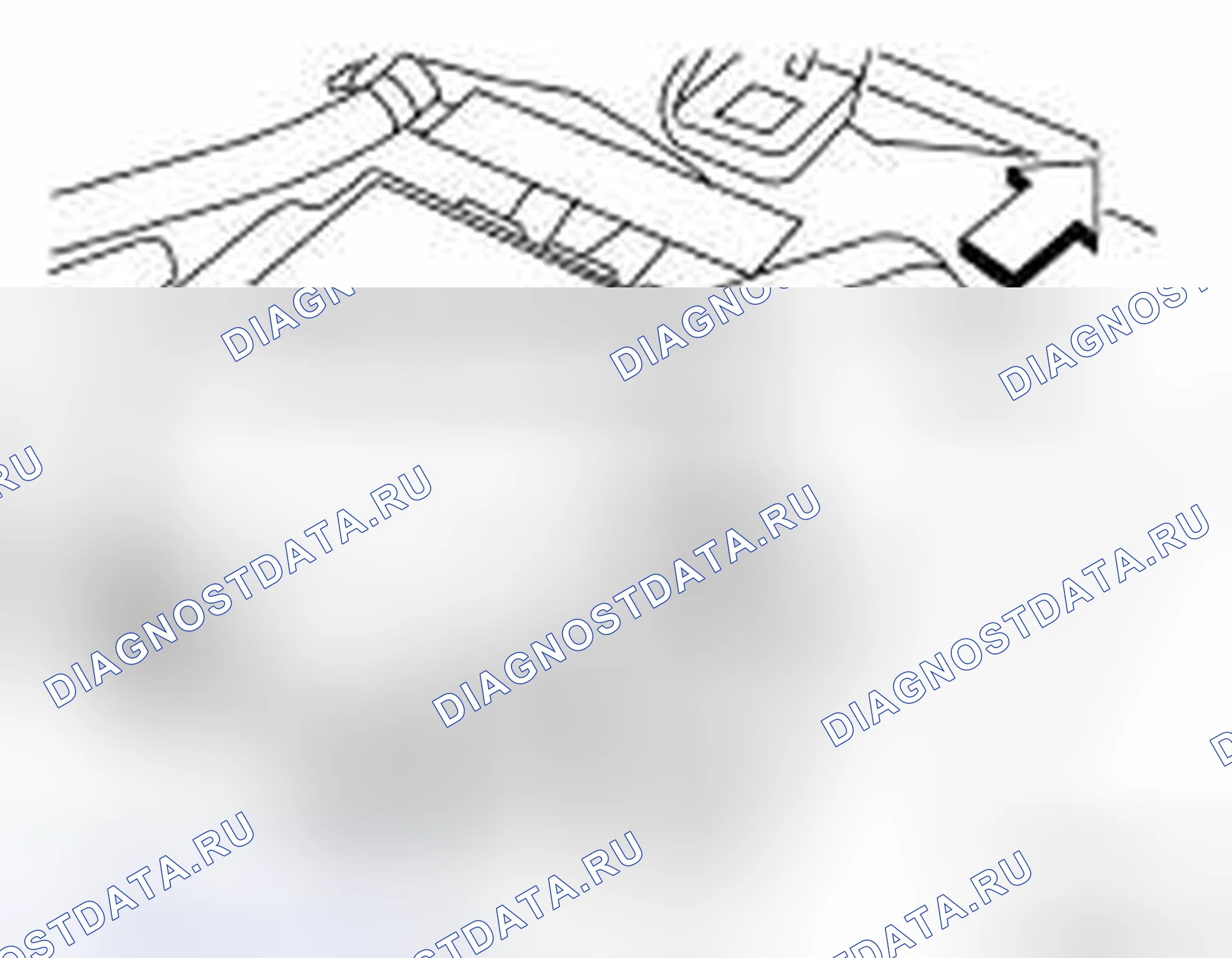 Рис. 1: РЕГУЛИРОВКА стояночного тормоза. Nissan Frontier D40