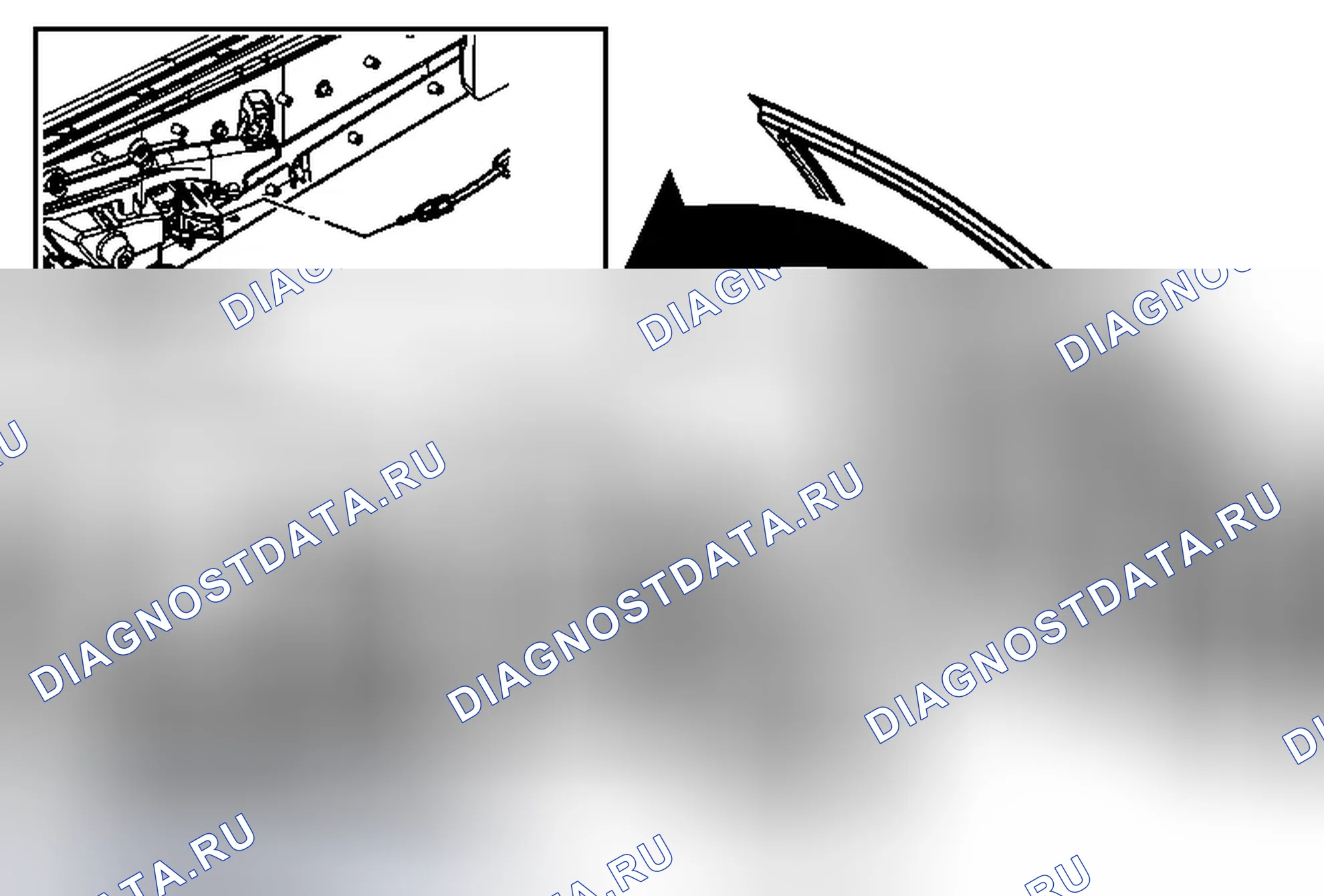 Рис. 31: Замена передней дверной панели. Cadillac CTS II