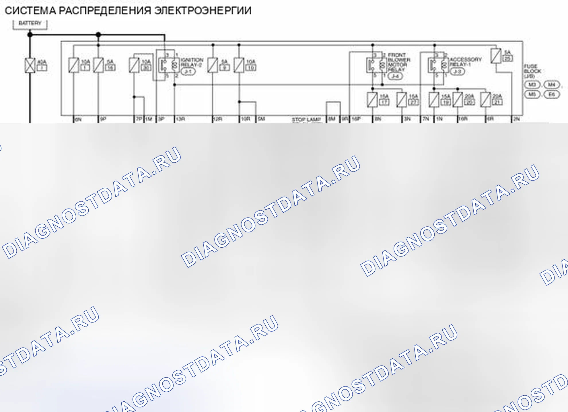 Рис. 30: электросхема. Nissan Altima L33