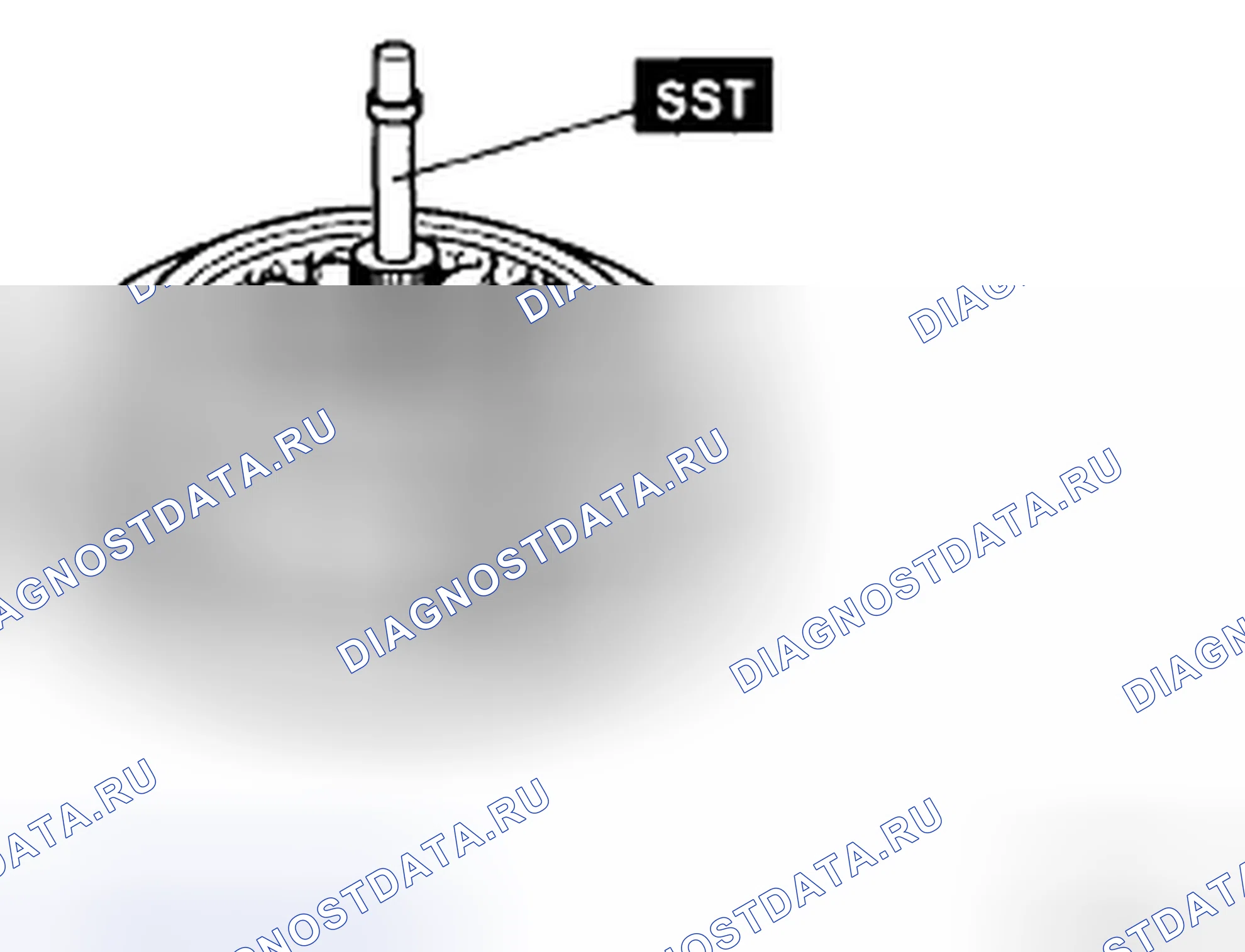 Рис. 22: СПЕЦИАЛЬНЫЙ СЕРВИСНЫЙ ИНСТРУМЕНТ (SST ' S). Kia Spectra I рестайлинг 2