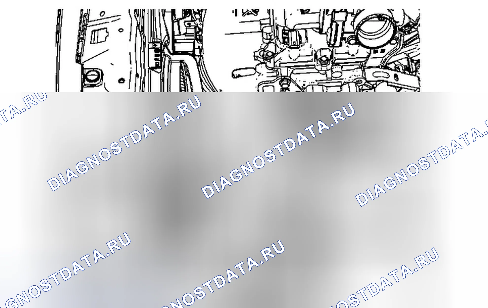 Рис. 3: Замена шланга на входе радиатора. Chevrolet Spark M300