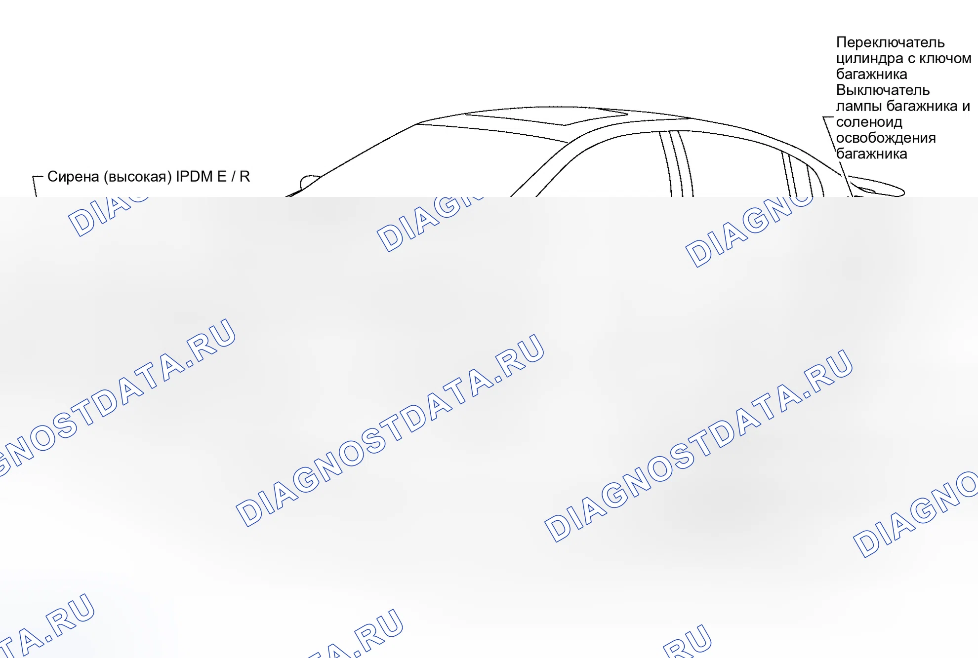 Рис. 241: Расположение соединителей компонентов и кабелей. Nissan Altima L31 рестайлинг
