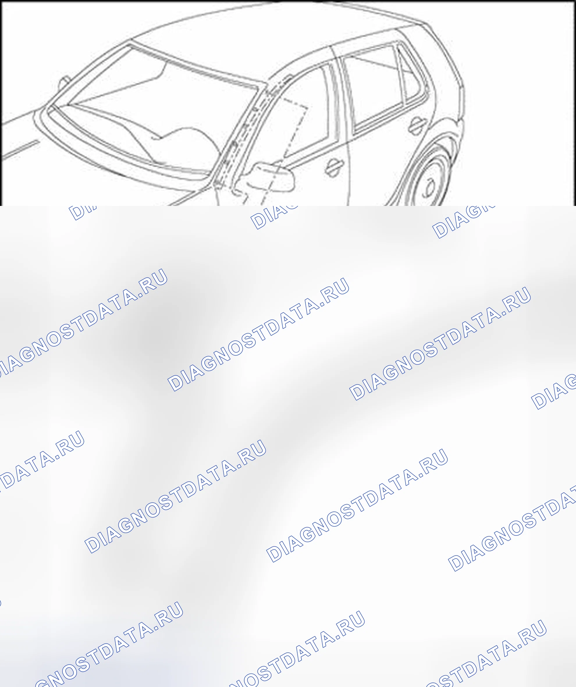 Рис. 218: Формовка крыши. Volkswagen Jetta IV