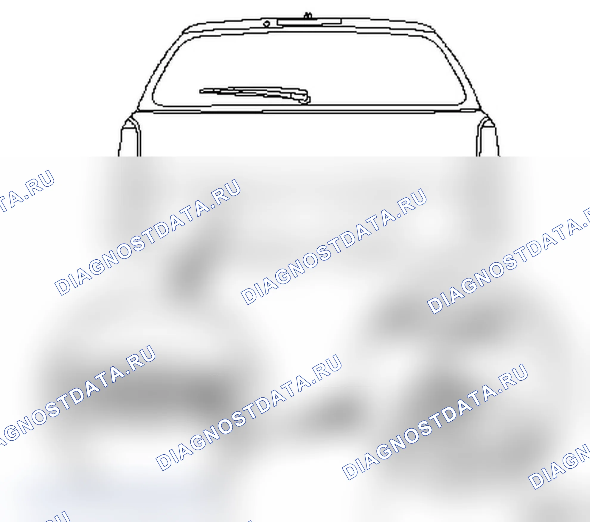 Замена лампы освещения номерного знака L35. Opel Astra H
