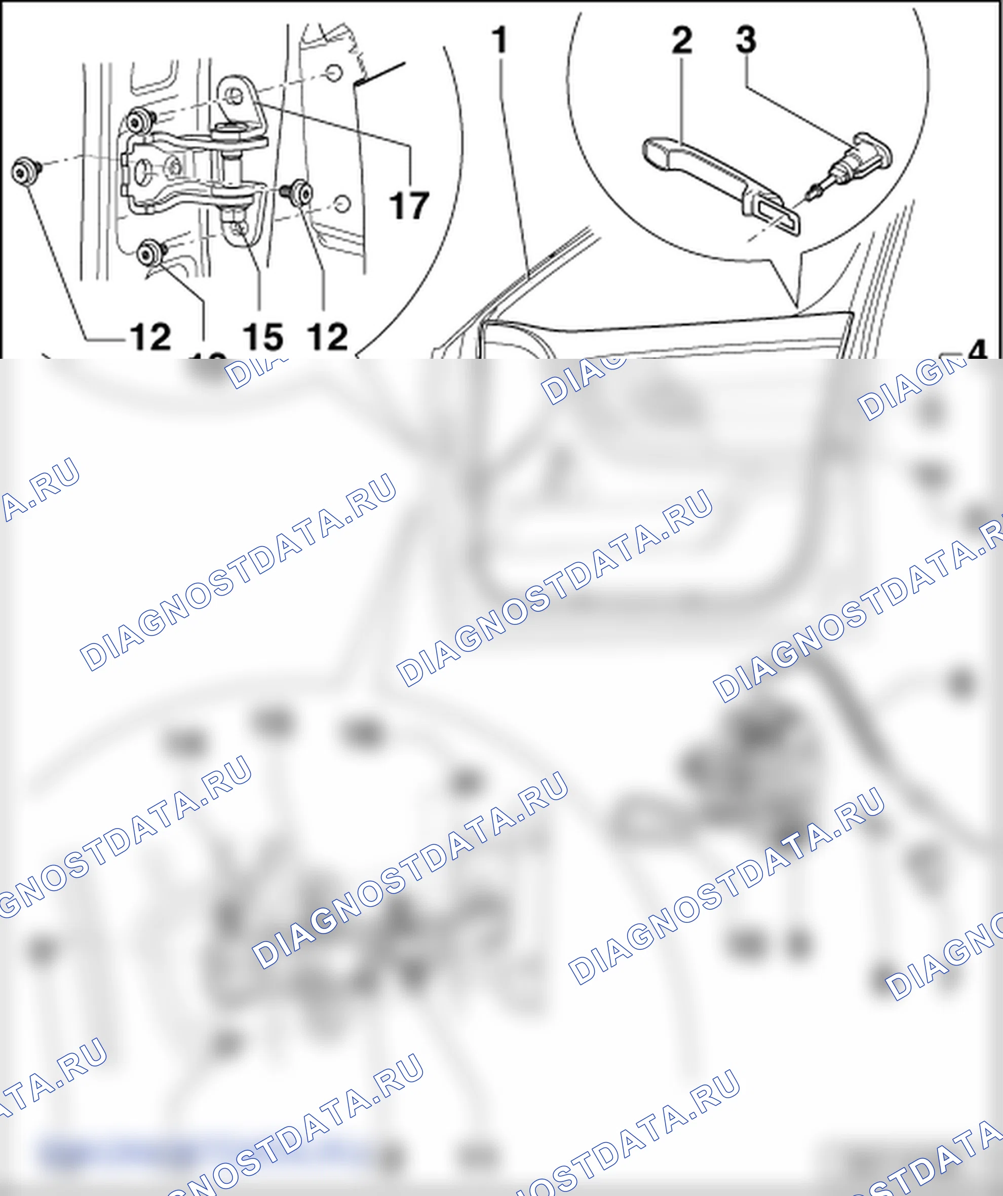 Передняя дверь. Skoda Roomster I