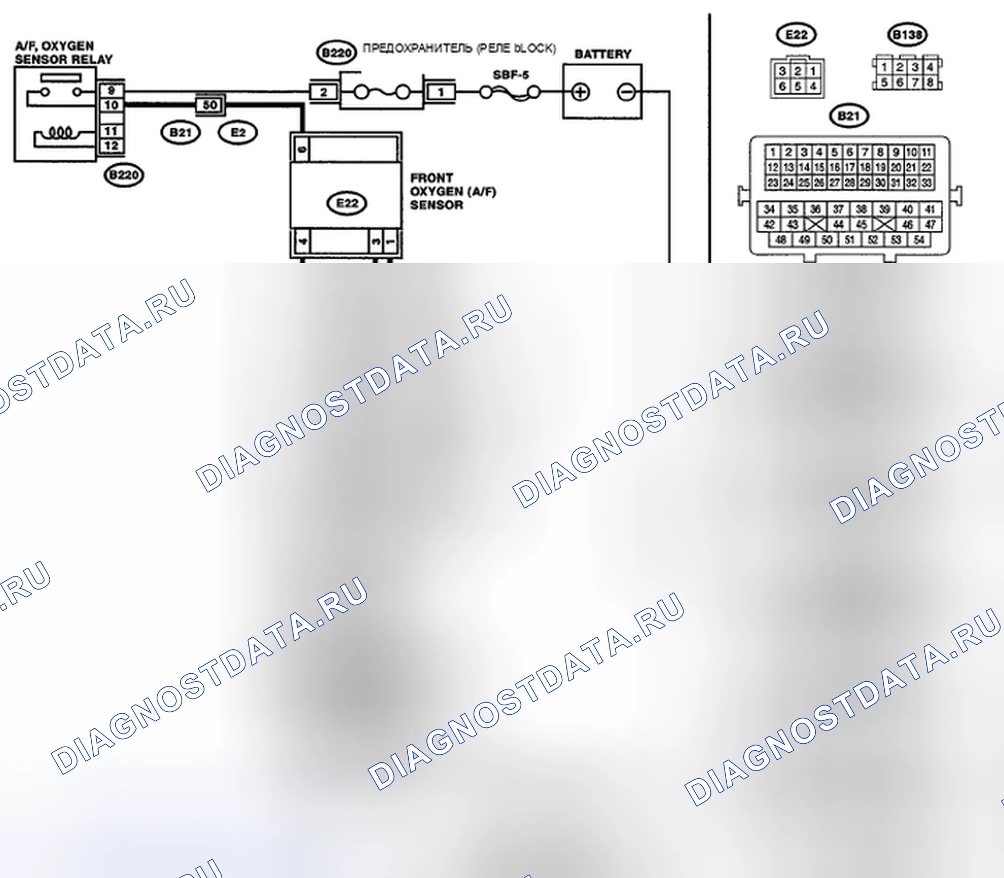 Рис. 19: электросхема. Subaru Impreza WRX GH