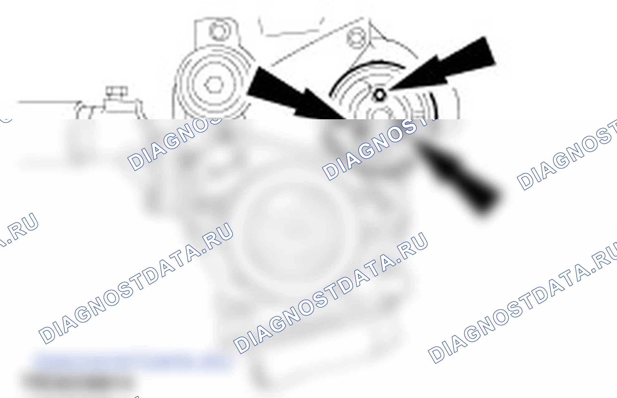 Разборка двигателя. Ford Transit Connect I