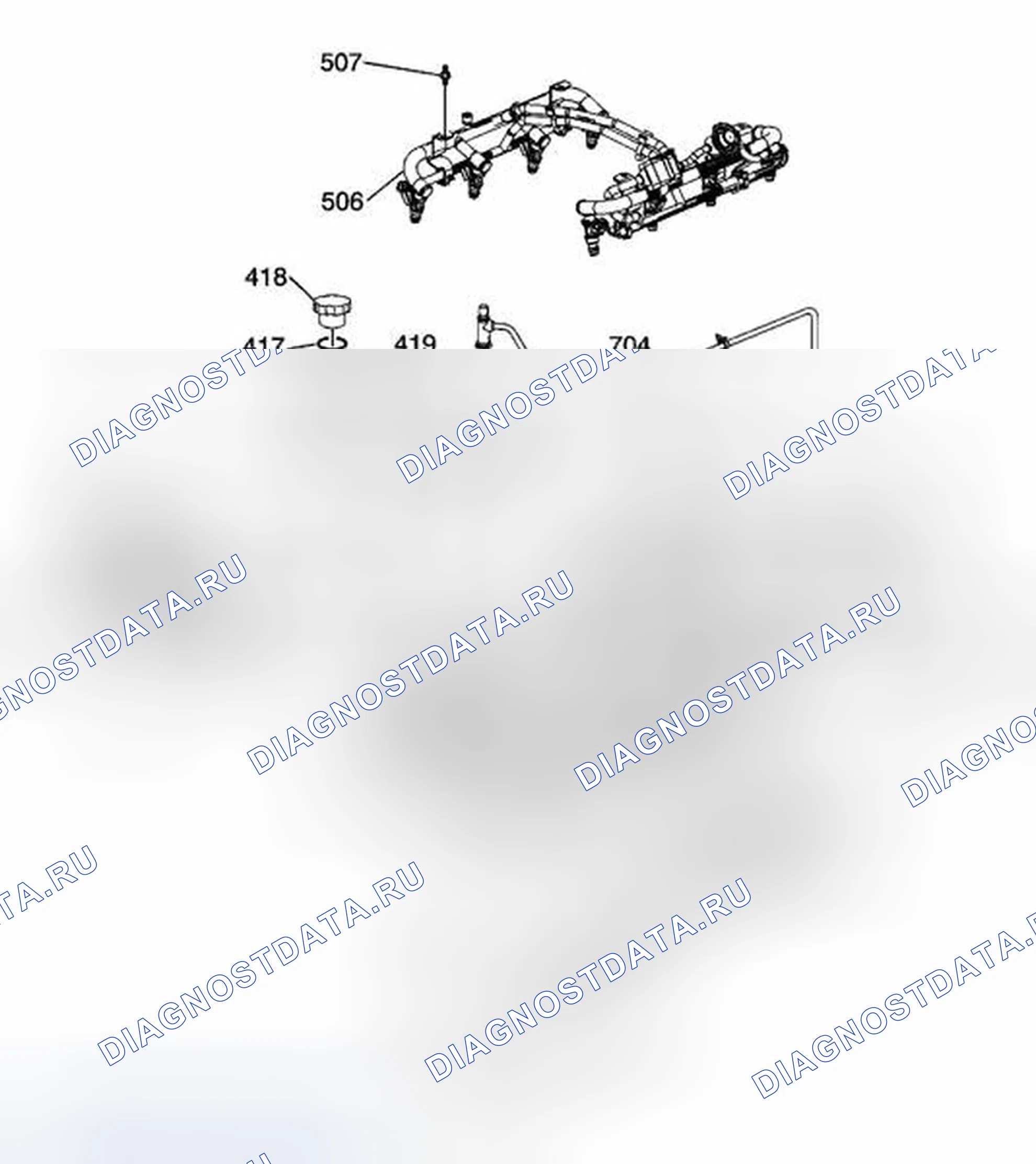 Рис. 70: Виды в разобранном виде. Chevrolet Silverado 3500 