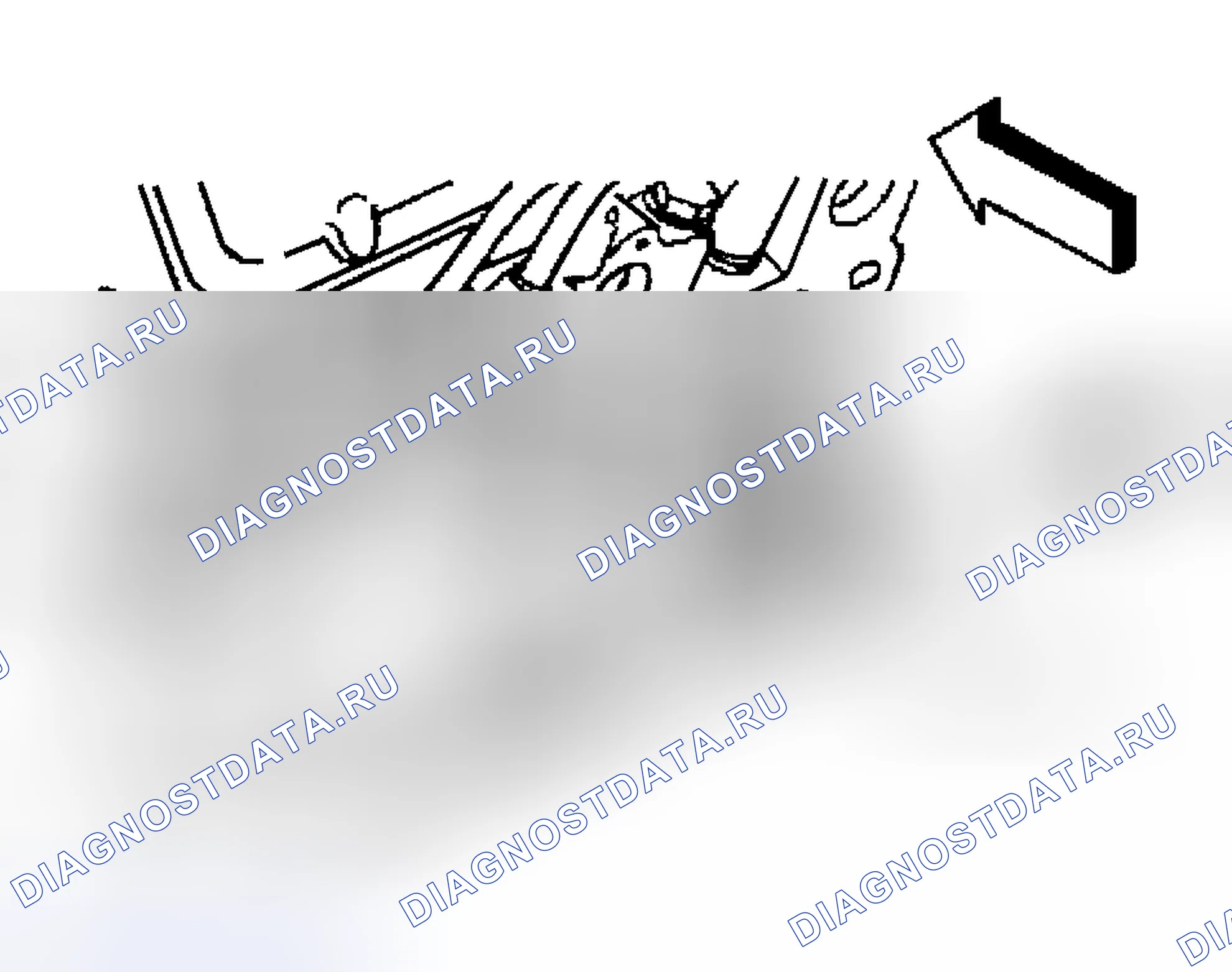 Рис. 3: Датчик положения коленчатого вала. Hyundai Venue I
