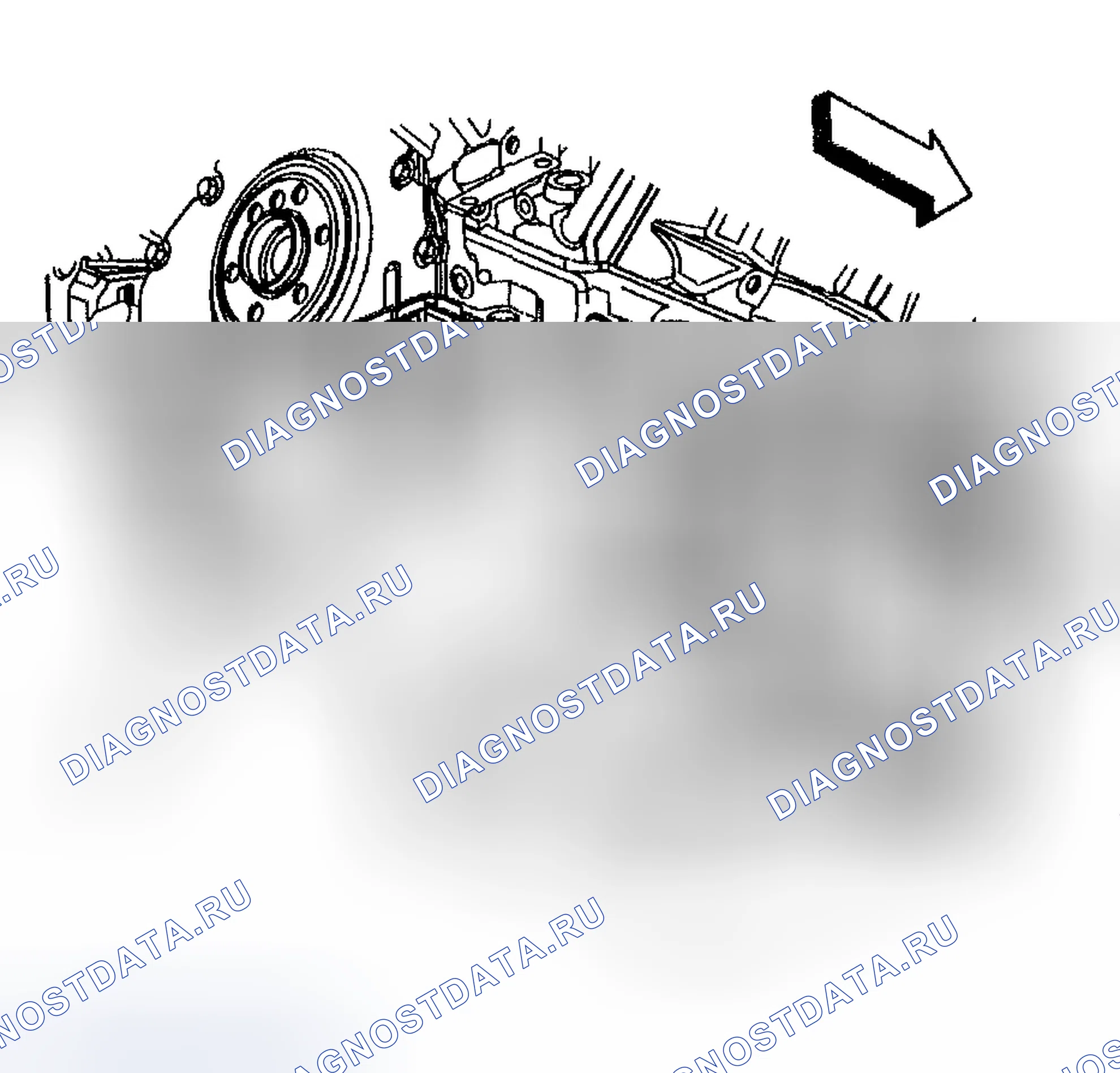 Рис. 287: Порядок демонтажа. Chevrolet TrailBlazer I