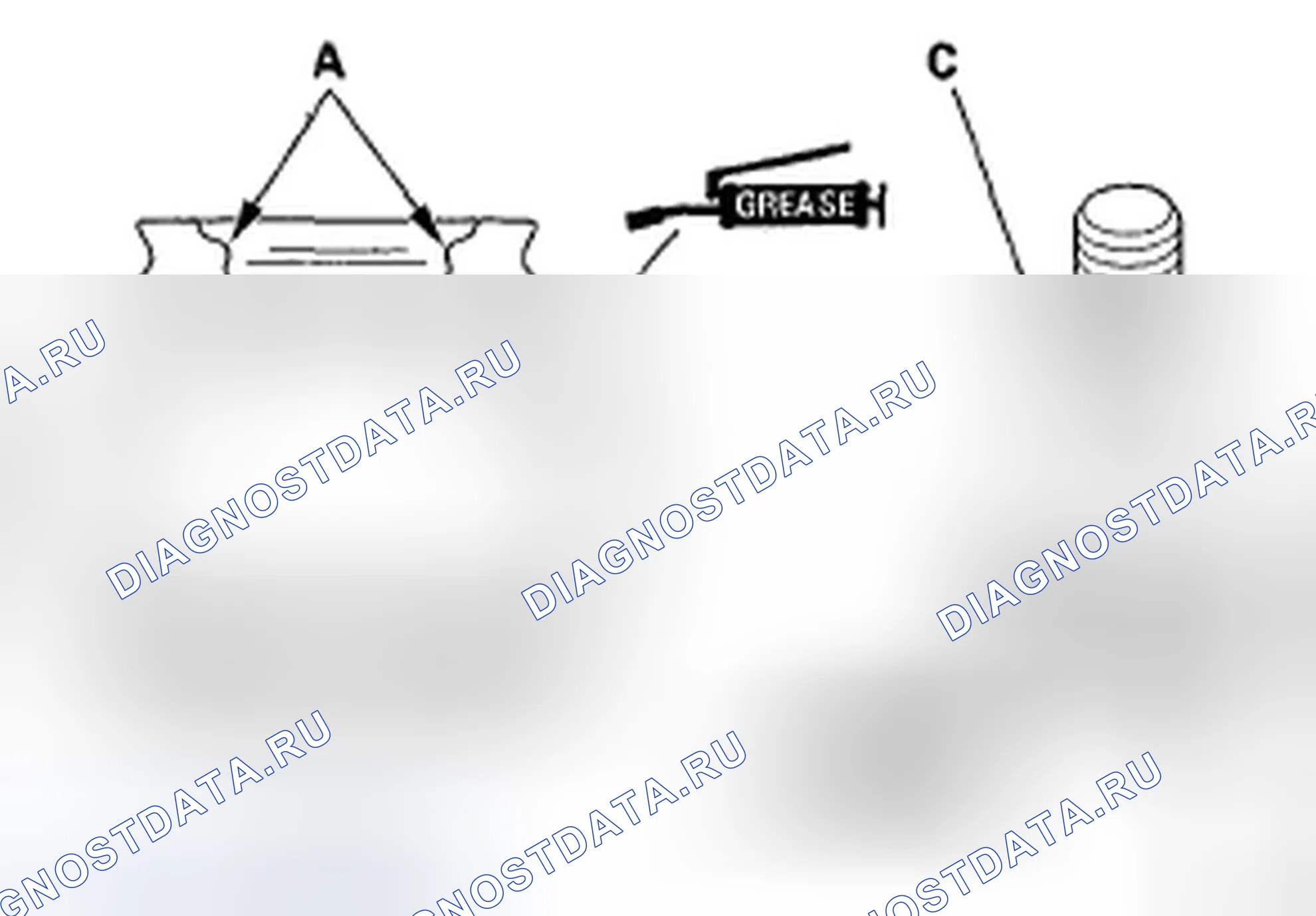 Рис. 16: Замена ботинка шарового шарнира. Honda Odyssey IV