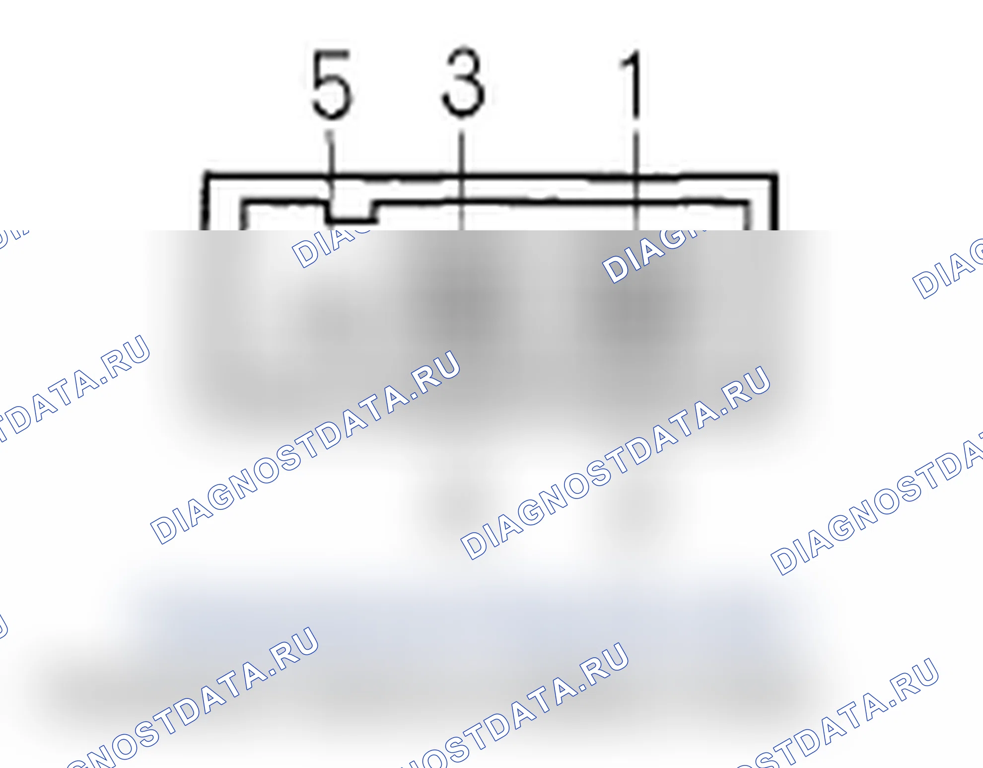 Рис. 14: РАЗЪЕМ АУДИОБЛОКА E (5P). Acura RL II рестайлинг