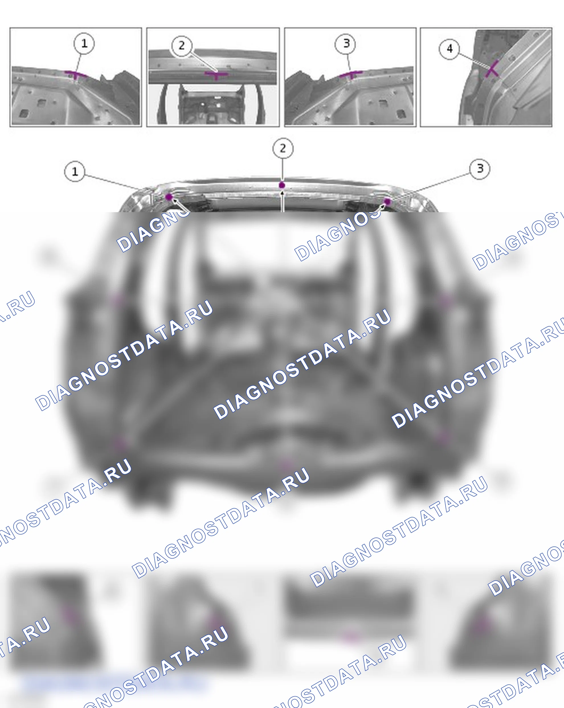 Как проверить зазоры рамы. Ford Grand C-MAX II рестайлинг