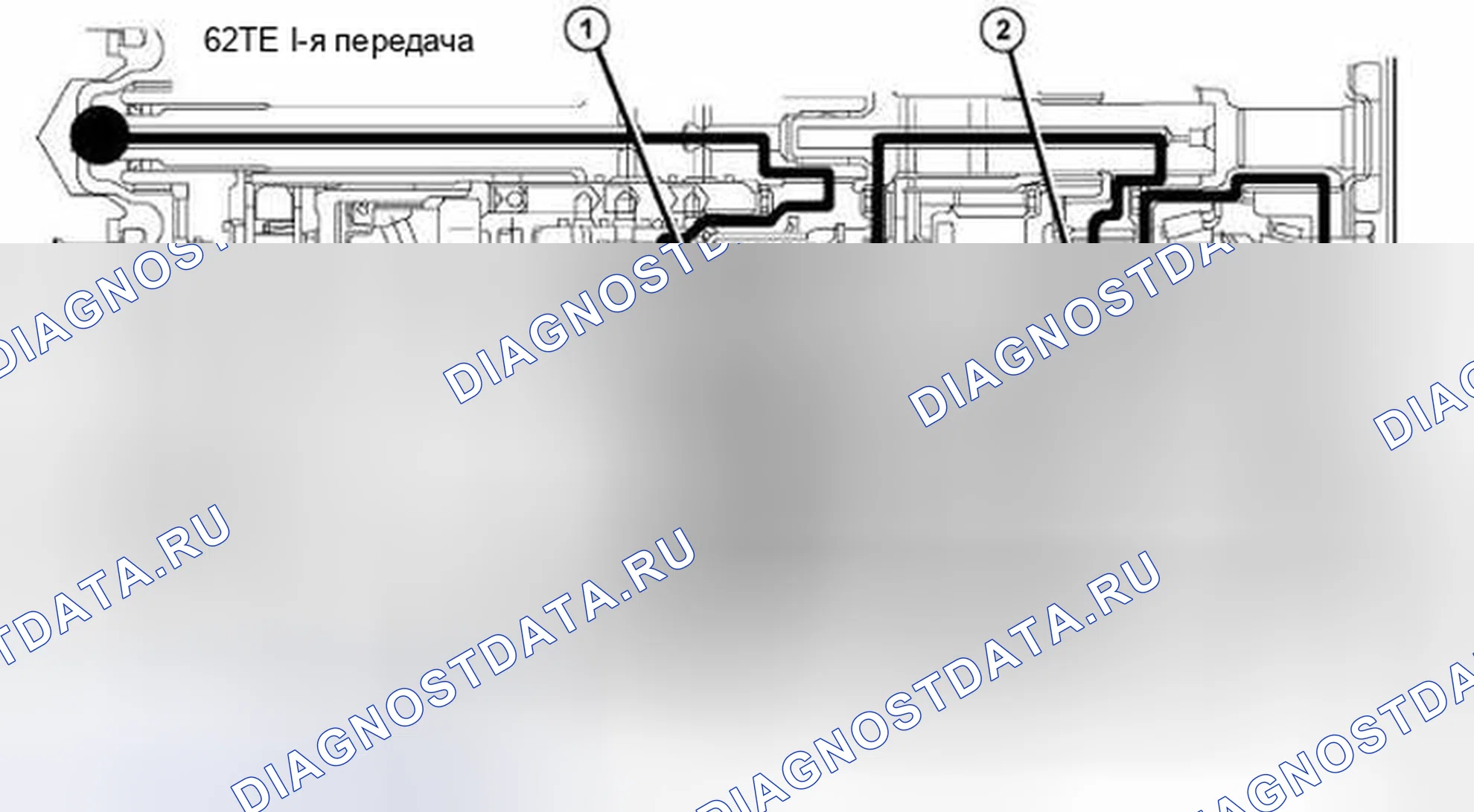 Рис. 466: ПЕРВАЯ ПЕРЕДАЧА. Dodge Journey I рестайлинг