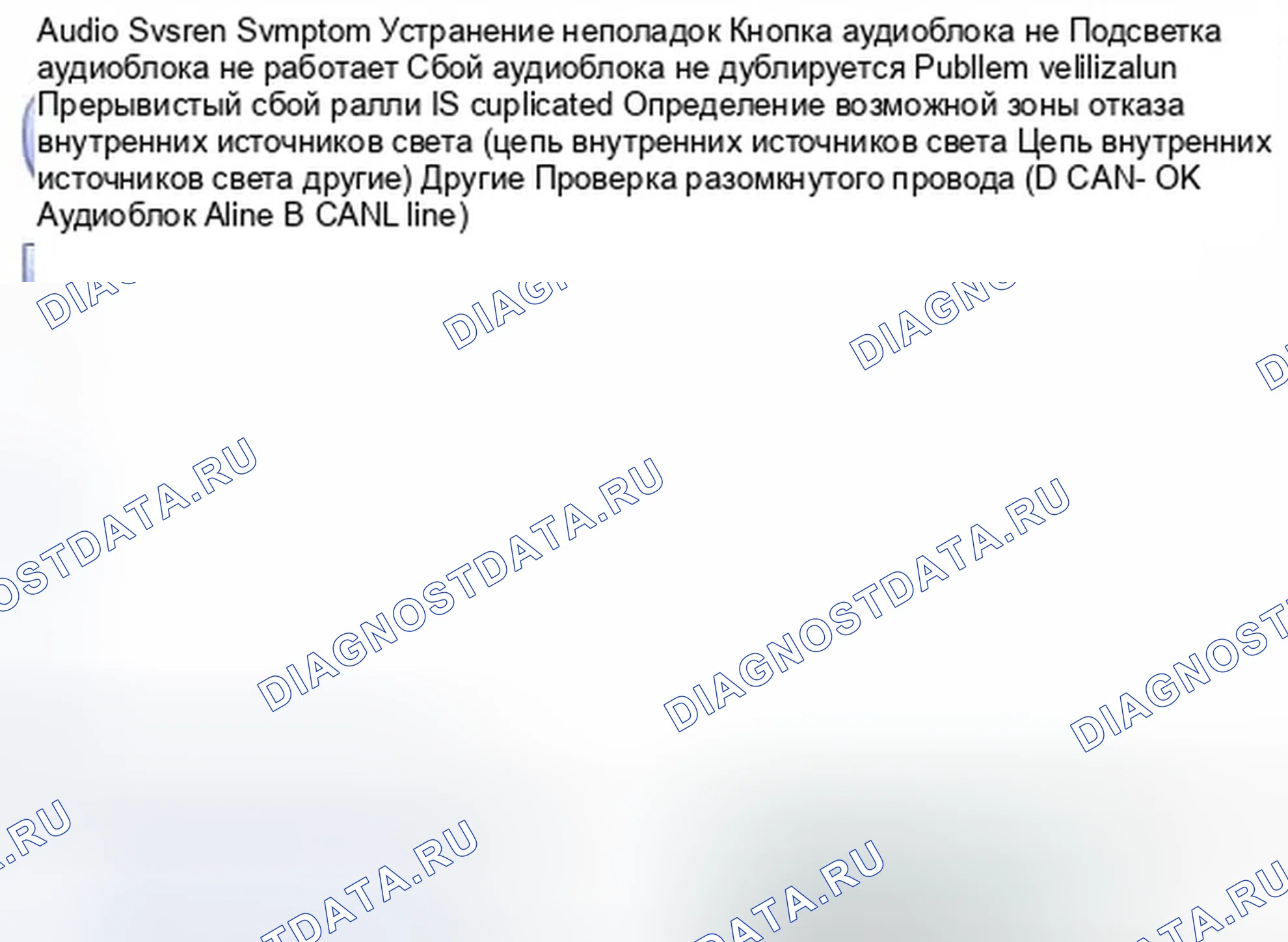 Рис. 45: Подсветка кнопки аудиоблока не работает. Honda CR-V IV