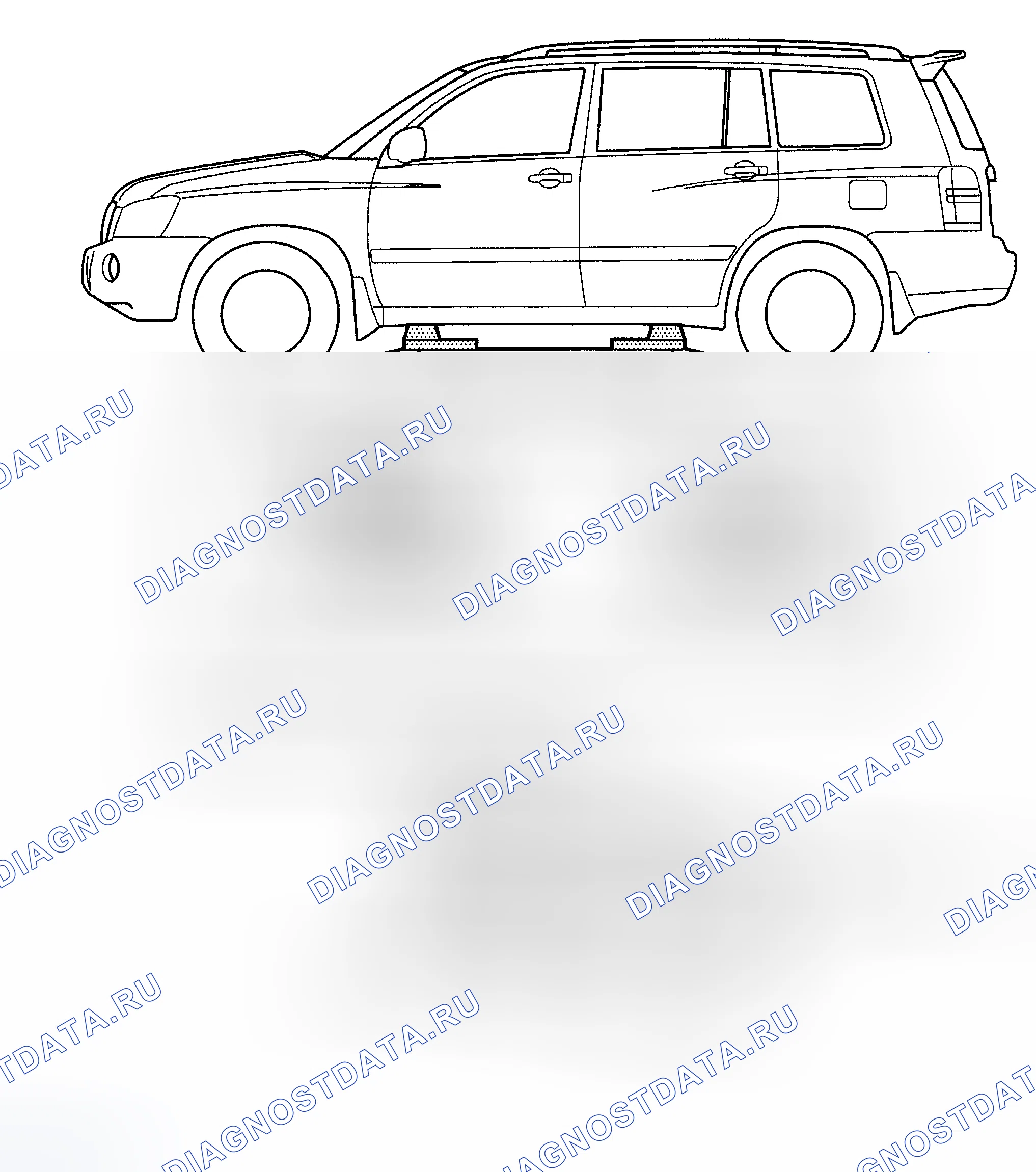 Рис. 40. Toyota Highlander I рестайлинг