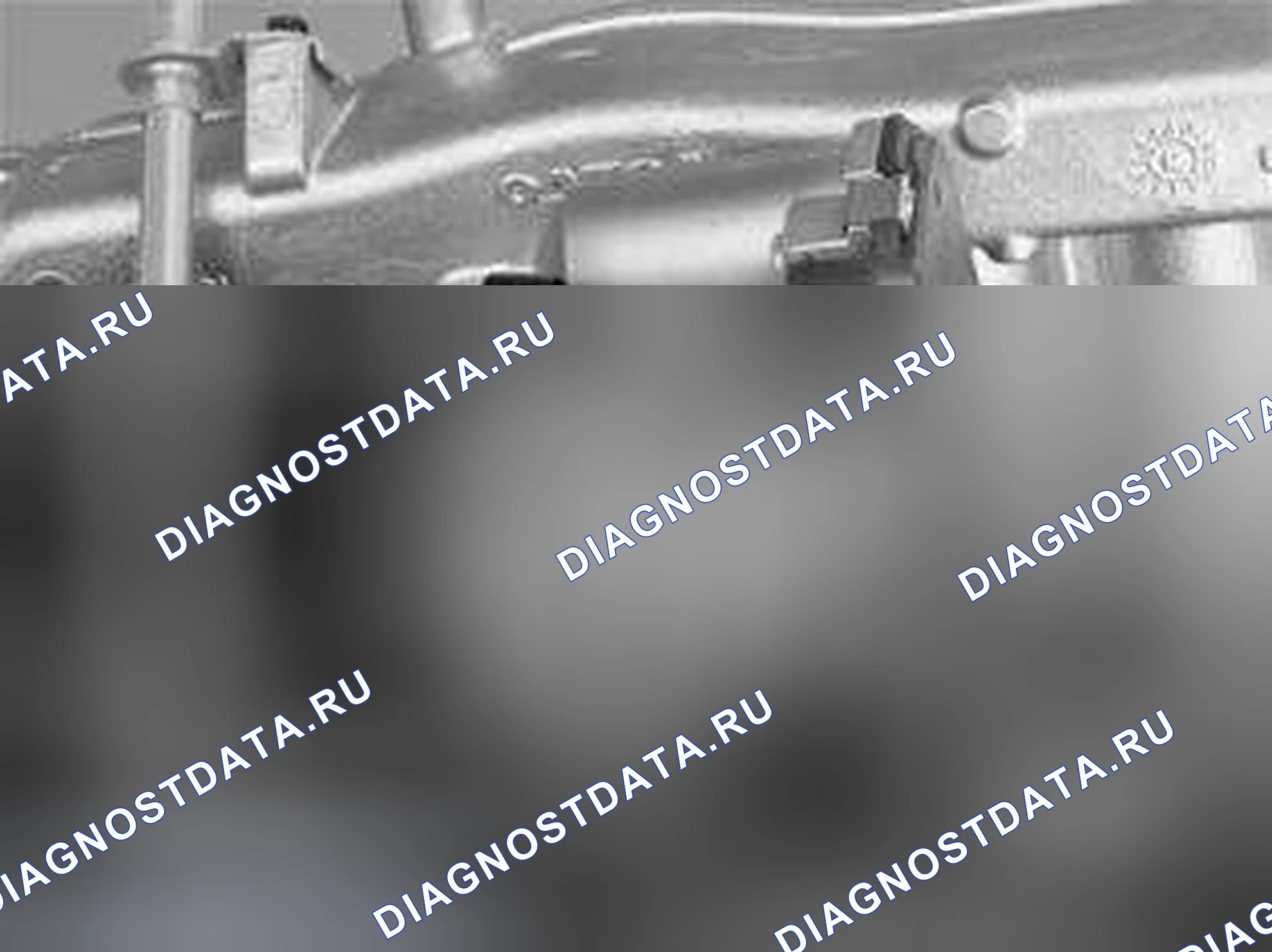 Рис. 39: Демонтаж электронного дроссельного модуля (ETM). Volvo V70 II рестайлинг