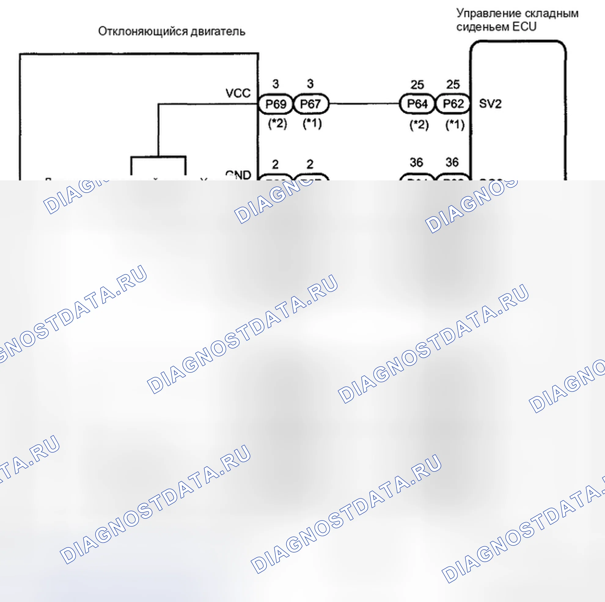 Рис. 35: электросхема. Toyota Sienna II рестайлинг
