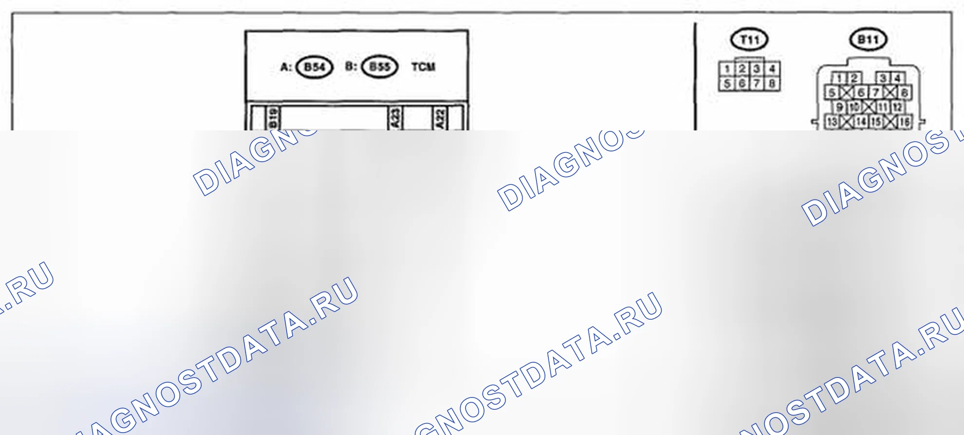 Рис. 637: электросхема. Subaru Legacy BM/BR