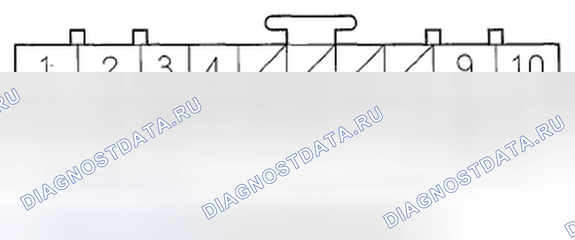 Рис. 3: Входы и выходы блока управления TPMS для разъема B (20P). Honda Ridgeline I рестайлинг