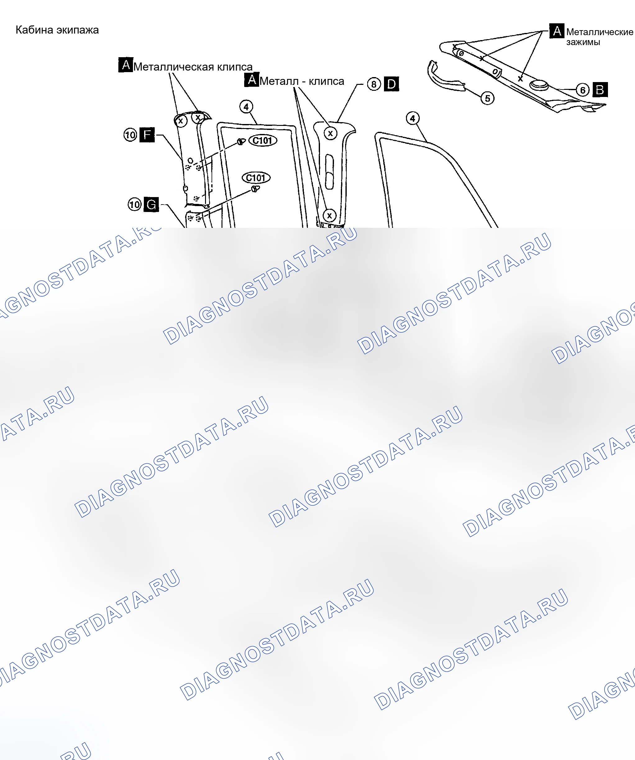 Рис. 5: Кабина экипажа. Honda Odyssey (North America) I