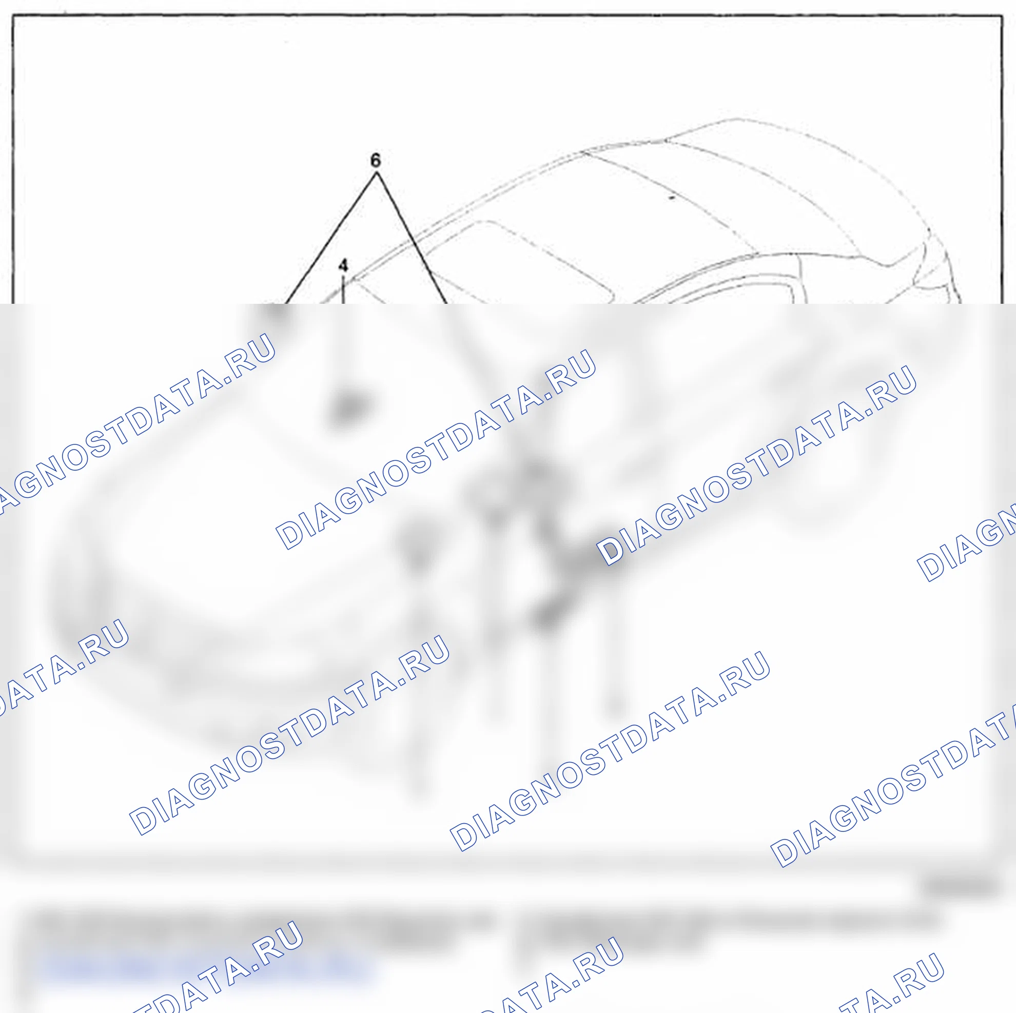 Рис. 34: Расположение компонентов. Hyundai Genesis I