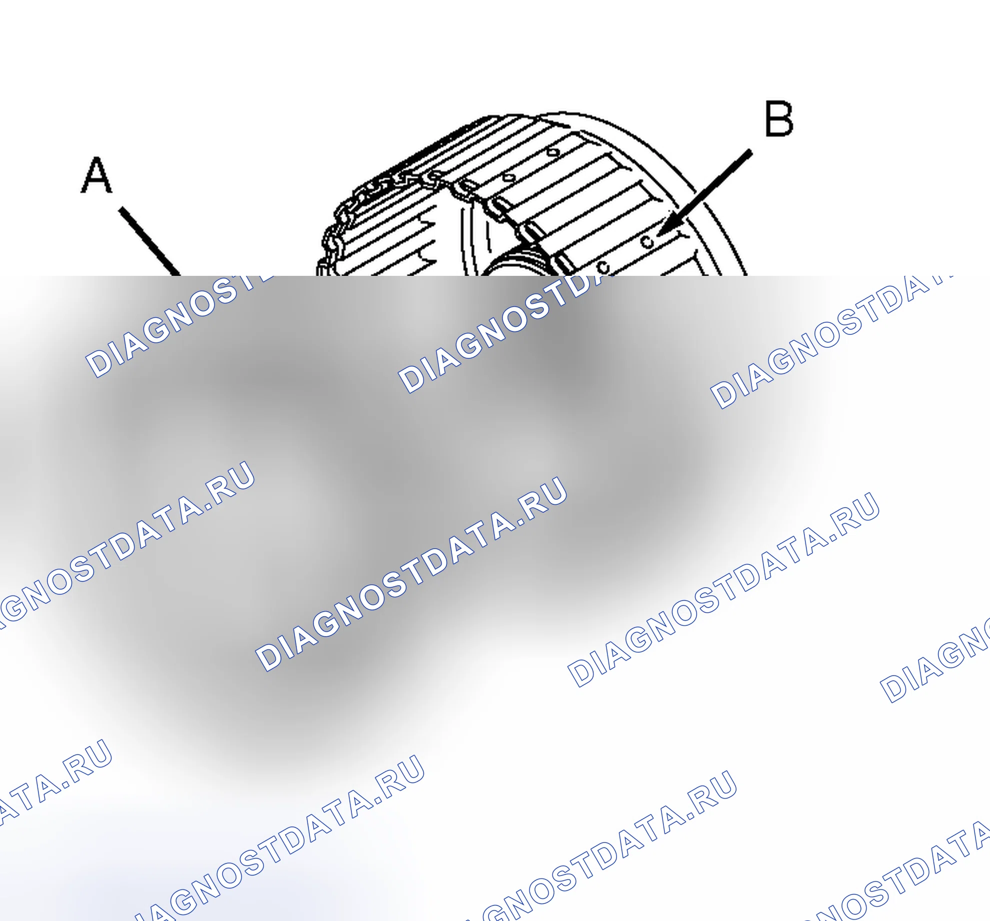 Рис. 341: >> B <<УСТАНОВКА ПОРШНЯ МУФТЫ ЗАДНЕГО ХОДА. Honda Envix I