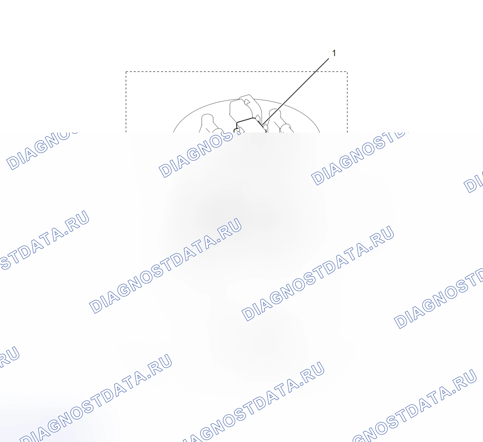 Схема расположения датчика давления в бака — Great Wall Wingle-5. Great-Wall Wingle 5 I