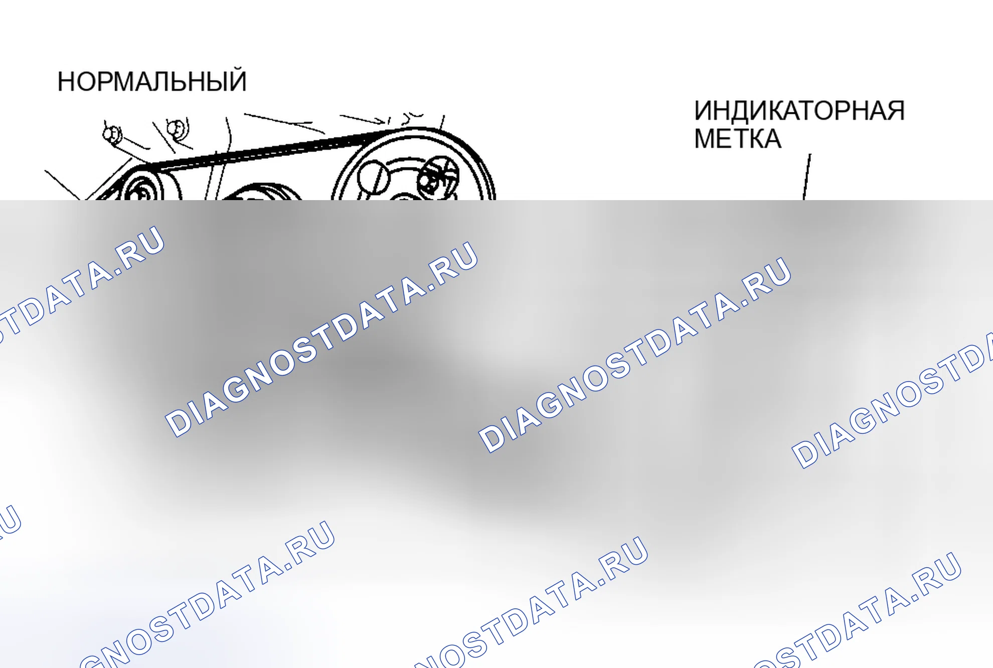 Рис. 191: Проверка переднего приводного ремня и прокладка приводных ремней. Honda CR-V II