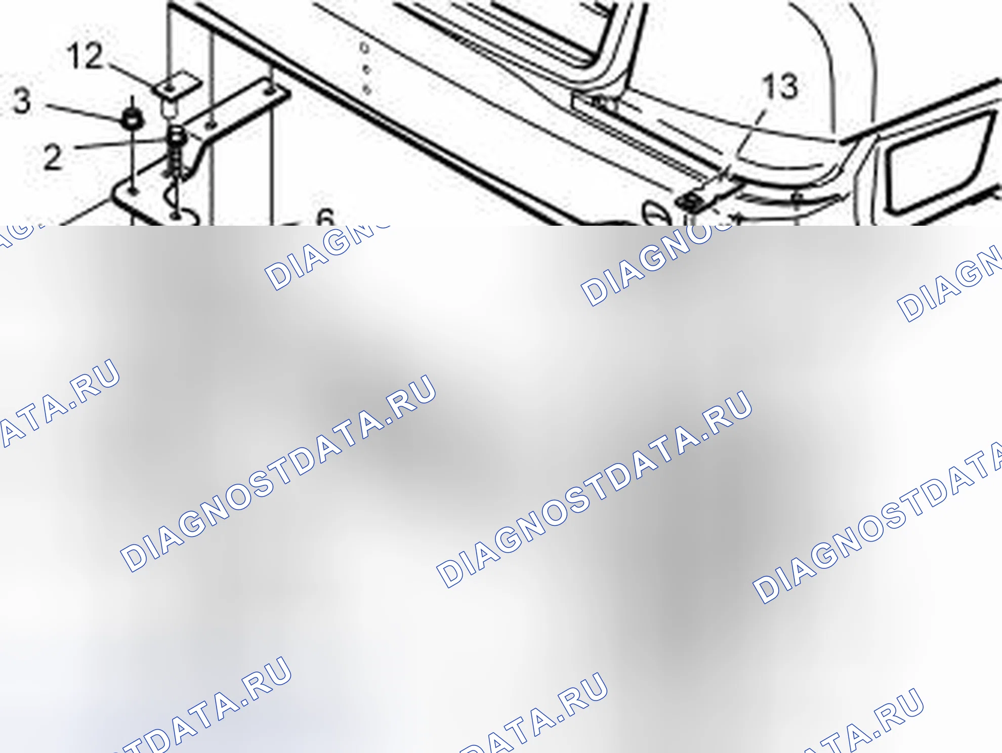 Рис. 19: Сборка и крепление сцепки. Volvo S80 I рестайлинг