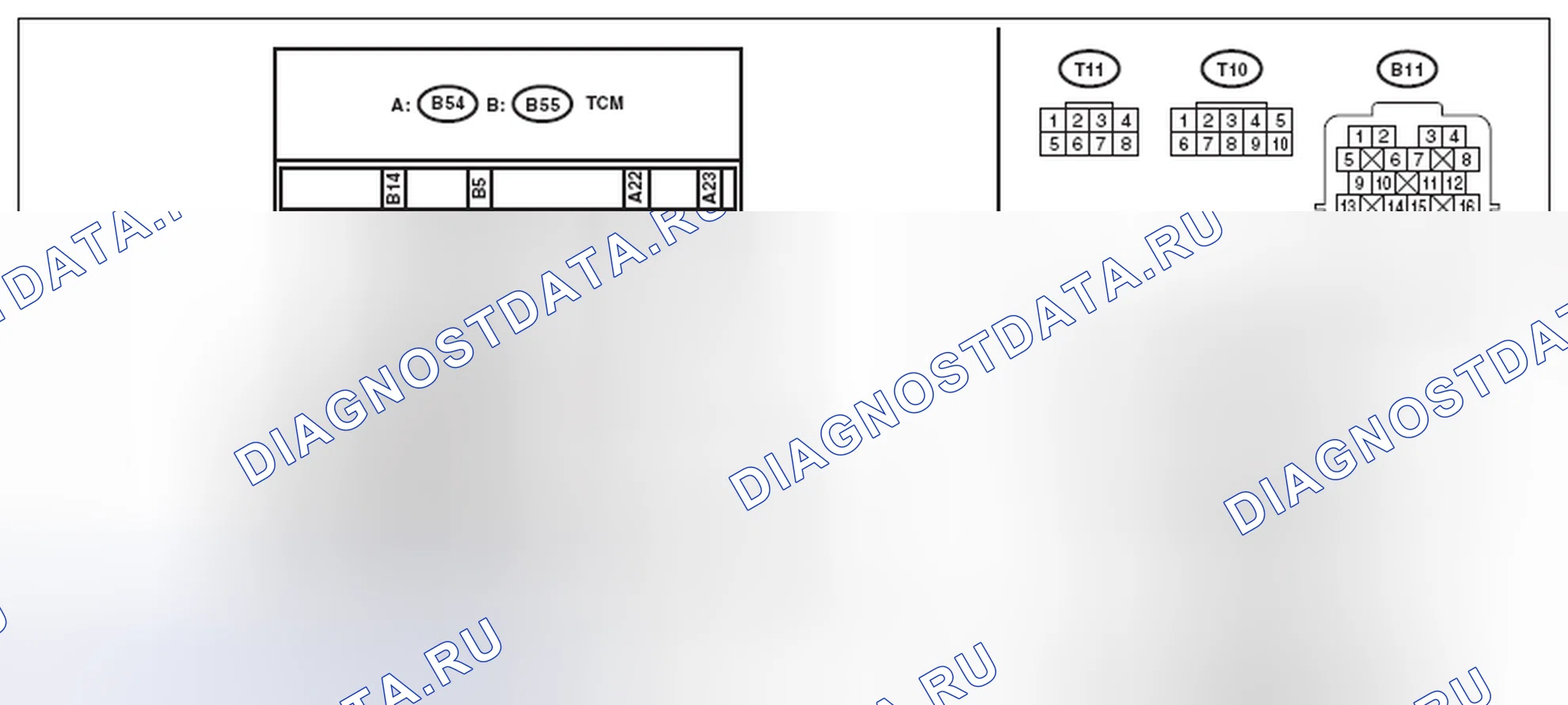 Рис. 780: электросхема. Subaru Legacy BM/BR рестайлинг