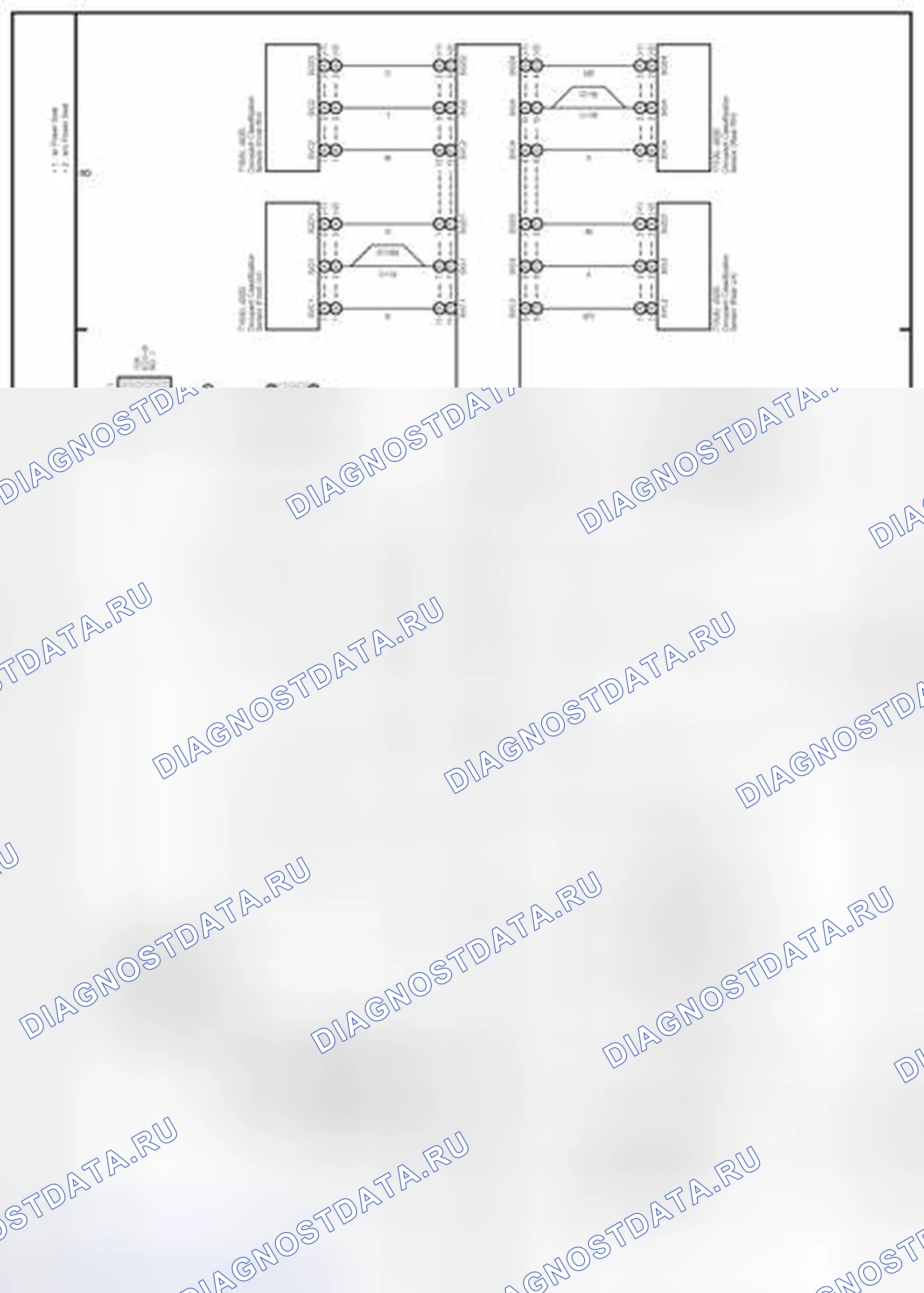 Рис. 273: Схема электропроводки SRS (2 из 2). Toyota Camry XV40