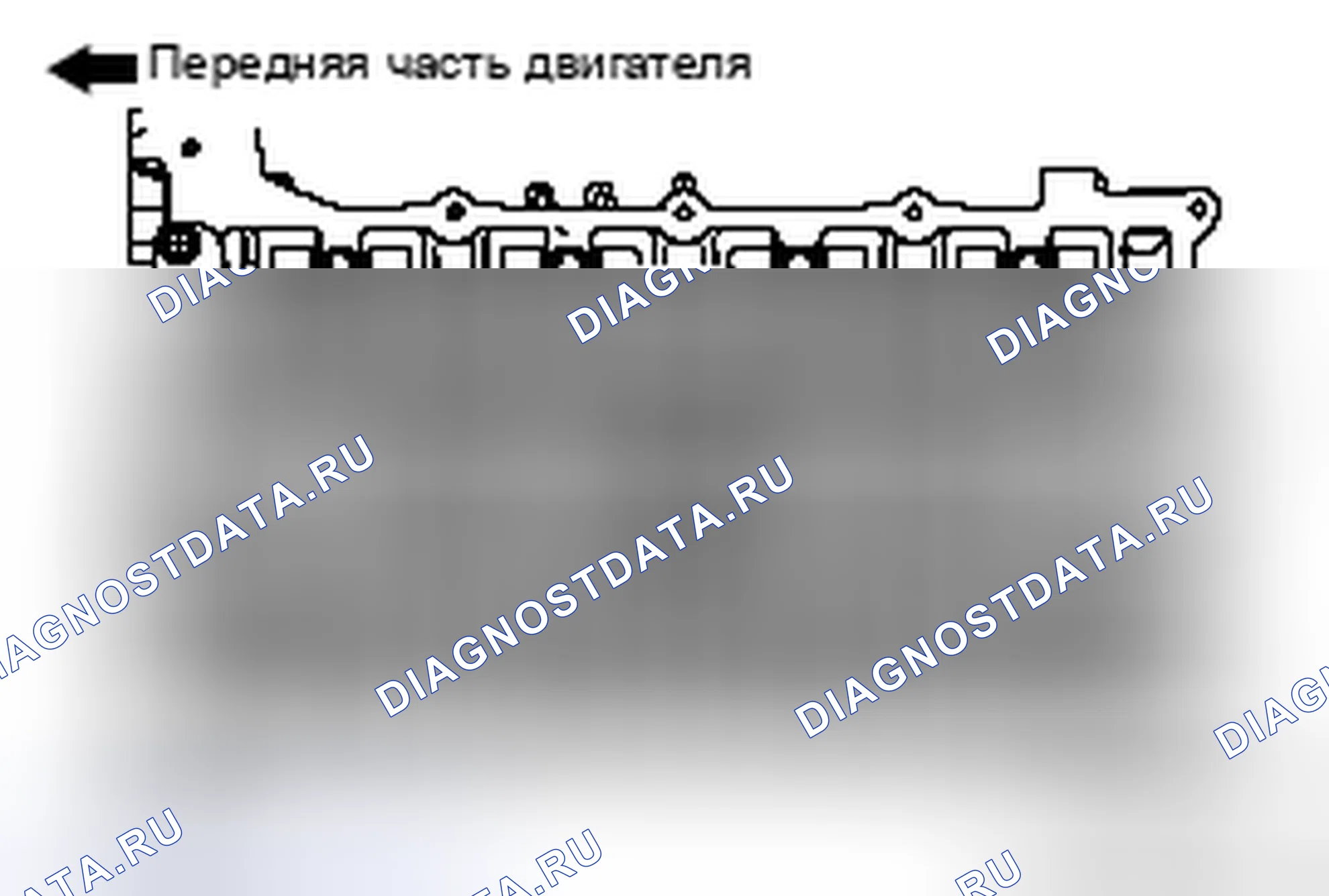 Рис. 166: <<E>> ДЕМОНТАЖ БОЛТА ГОЛОВКИ ЦИЛИНДРА/БОЛТА ГОЛОВКИ ЦИЛИНДРА В СБОРЕ. Mazda MX-5 NB