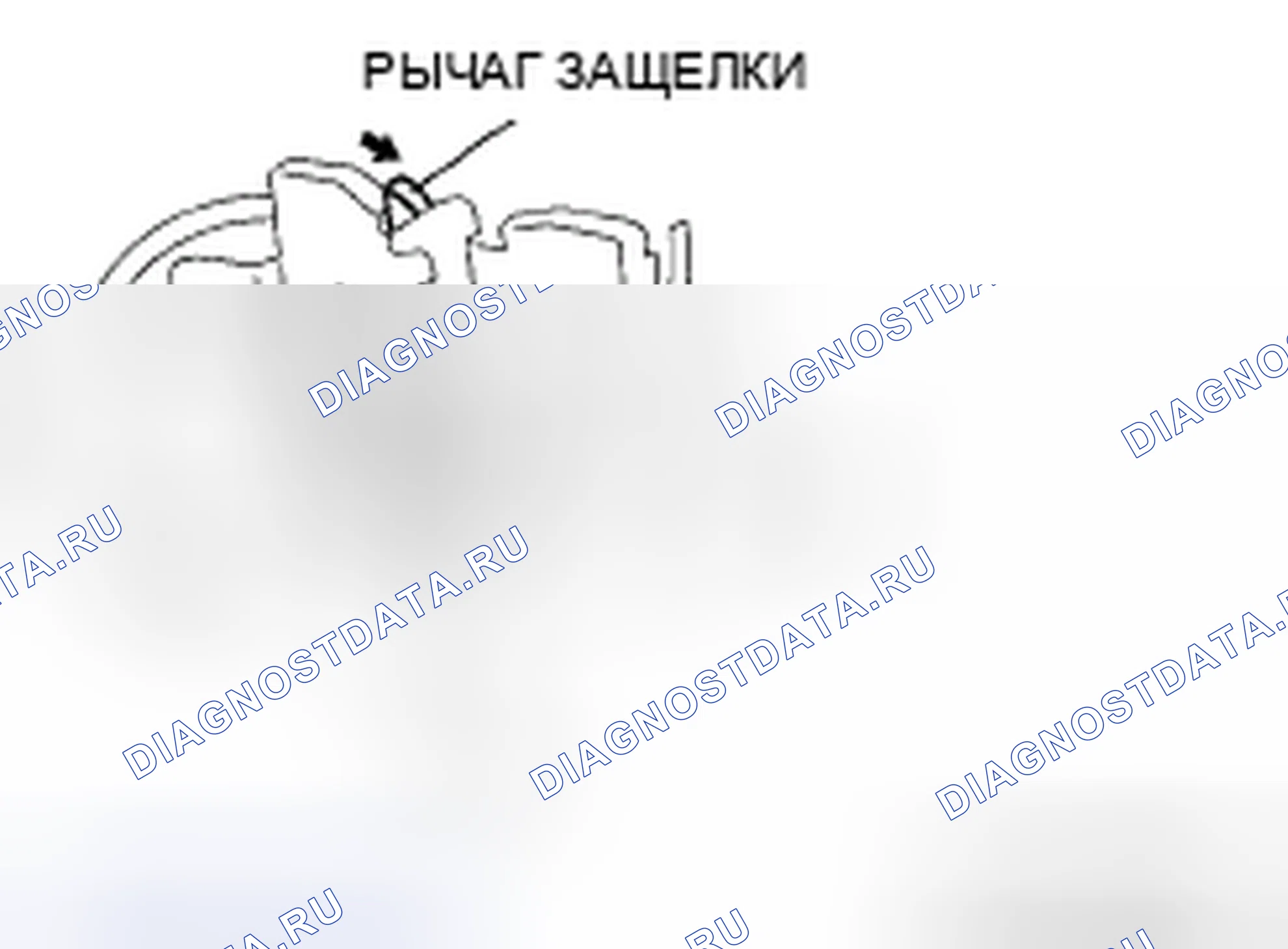 Рис. 13: ПРОВЕРКА ПЕРЕКЛЮЧАТЕЛЯ ЗАМКА КАПОТА. Mazda CX-9 I