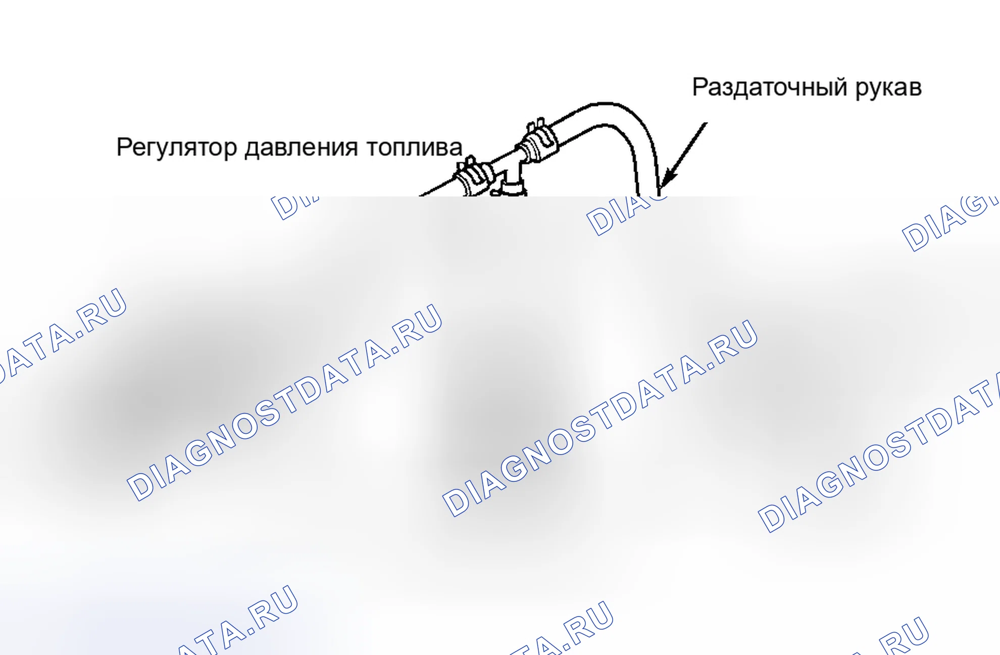 Рис. 223: Топливные форсунки (Tacoma и 4Runner). Toyota 4Runner III