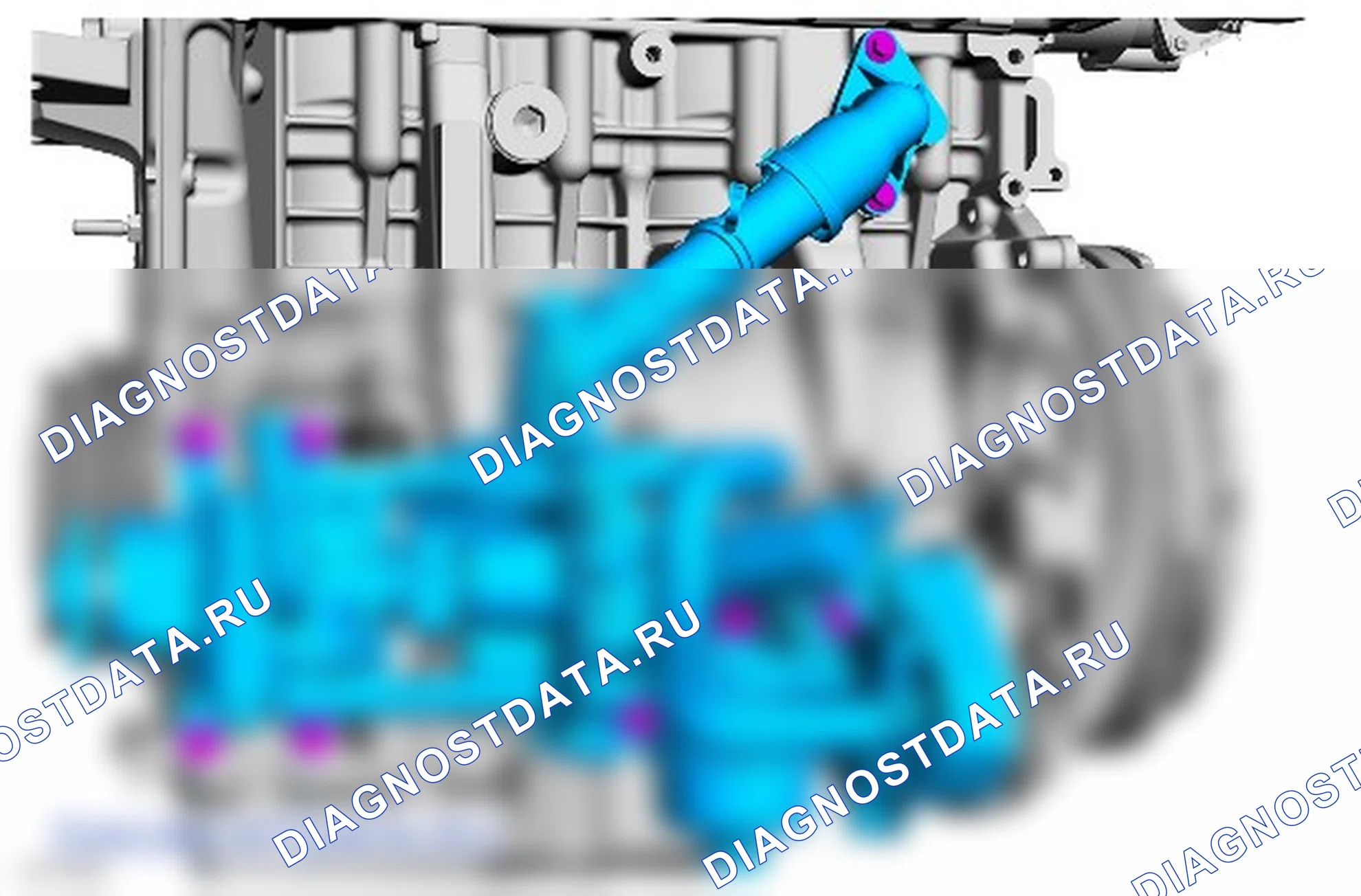 Как установить присоединяемые детали двигателя. Ford Transit VIII