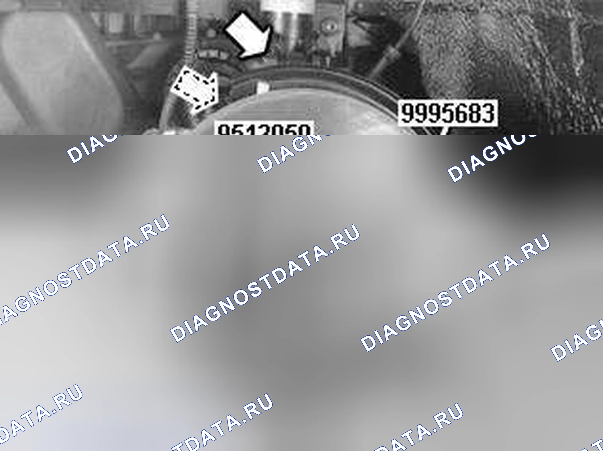 Рис. 14: Приводной вал и цапфа оси, установка. Volvo S40 I рестайлинг