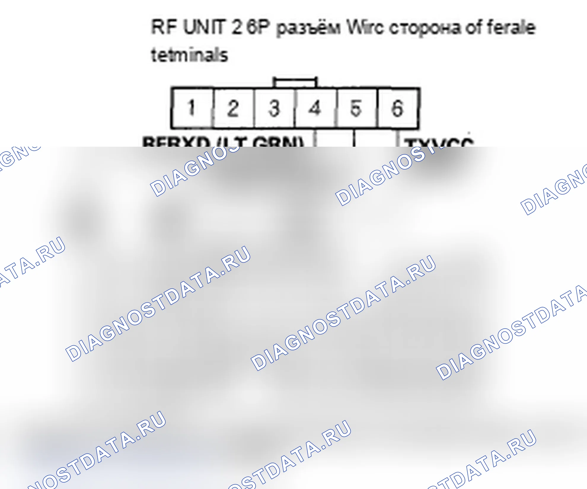 Рис. 18: B1628 расшифровка кода ошибки: ВЧ-блок 2 не подключен; расшифровка кода ошибки B1641: Неисправность радиочастотного блока 2. Acura RL II