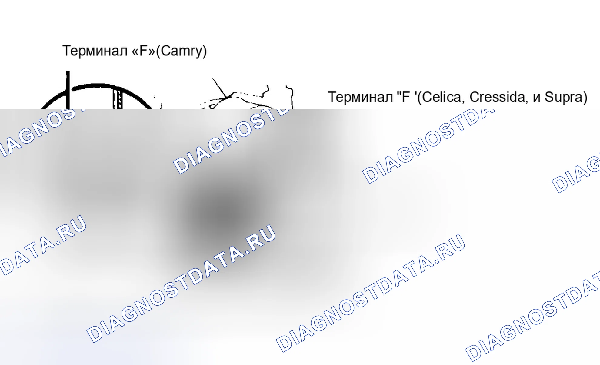 Рис. 2: Тест выхода генератора переменного тока в полном поле (Camry, Celica, Cressida и Supra). Toyota Cressida IV