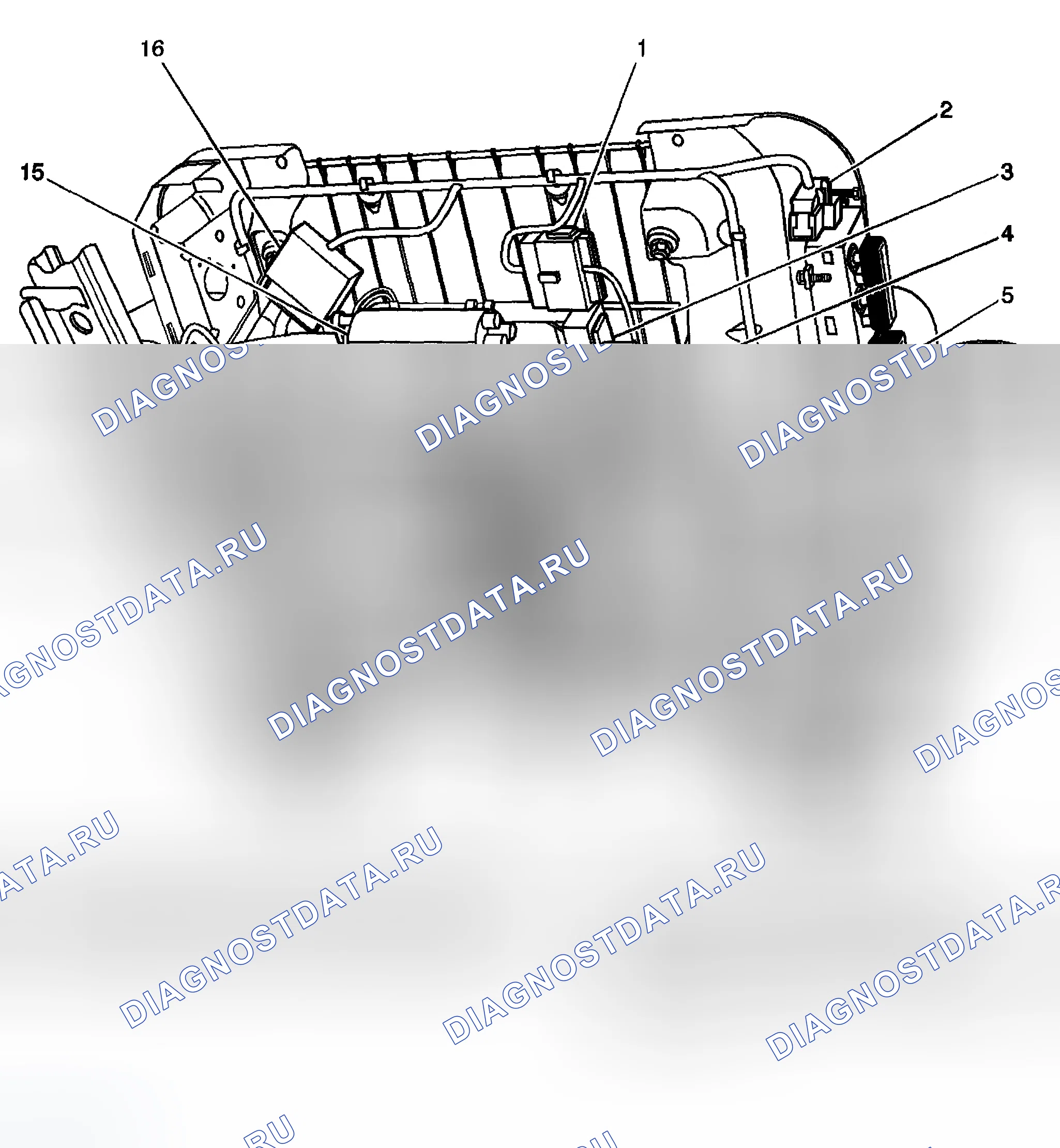 Рис. 19: Виды компонентов систем питание сиденье. Chevrolet Suburban K2500 GMT800