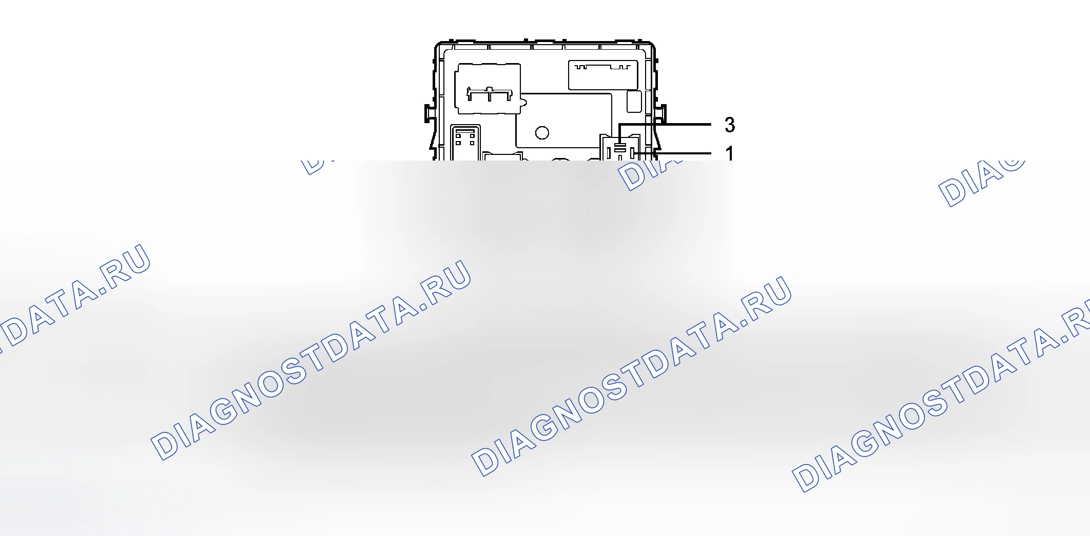 Рис. 9: Реле размораживания заднего окна C1099. Hyundai Matrix I