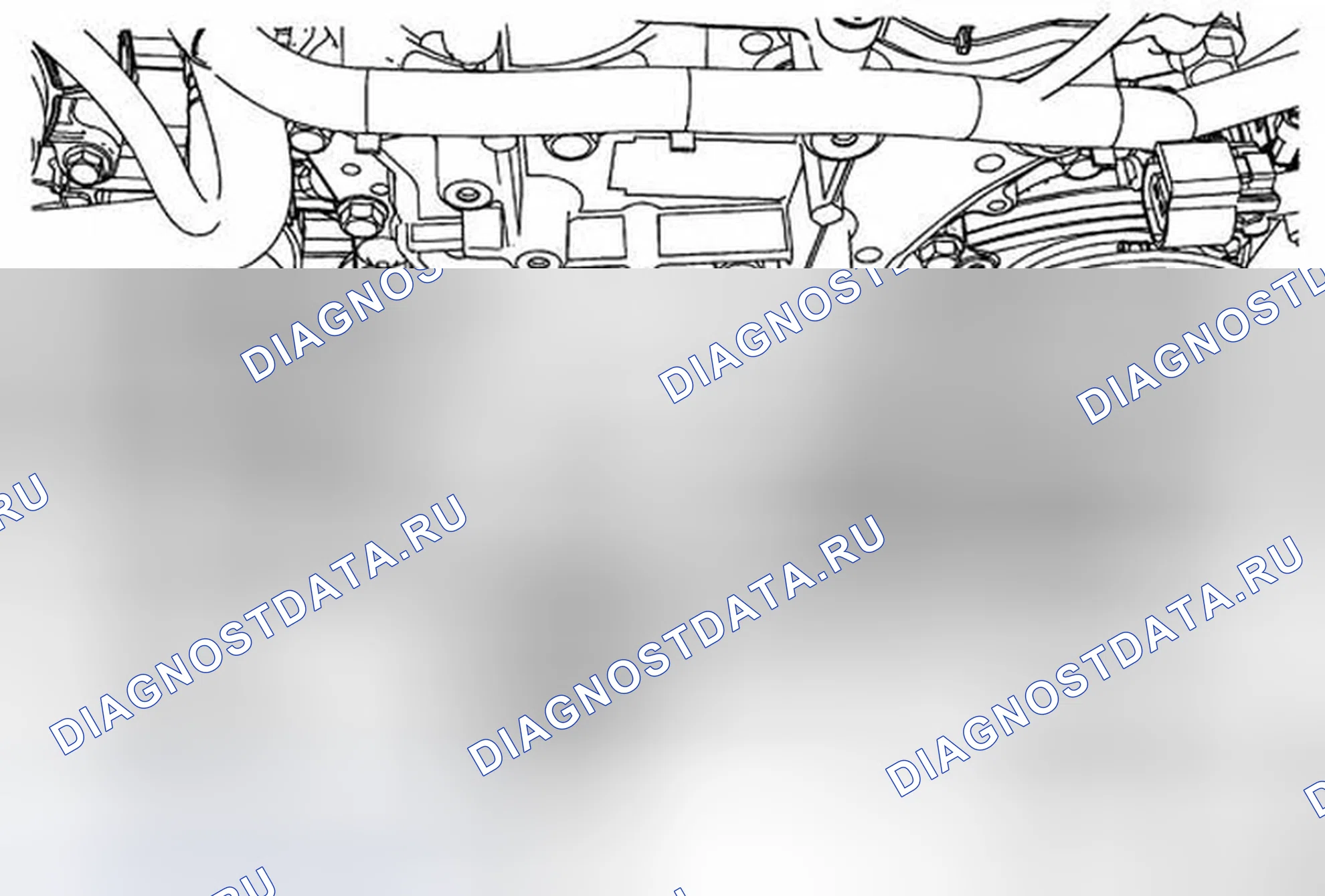 Рис. 57: Замена переднего масляного уплотнения коленчатого вала. Cadillac ATS I