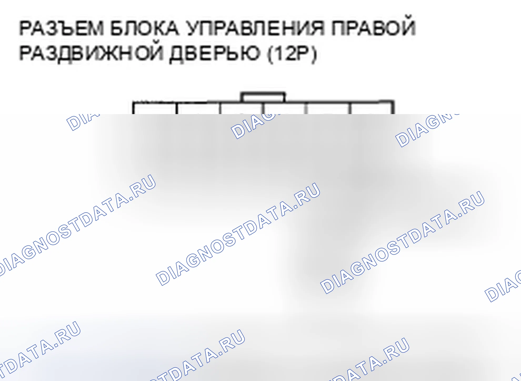 Рис. 285: расшифровка кода ошибки B2087: Короткое замыкание цепи храпового переключателя правой раздвижной двери. Honda Odyssey IV