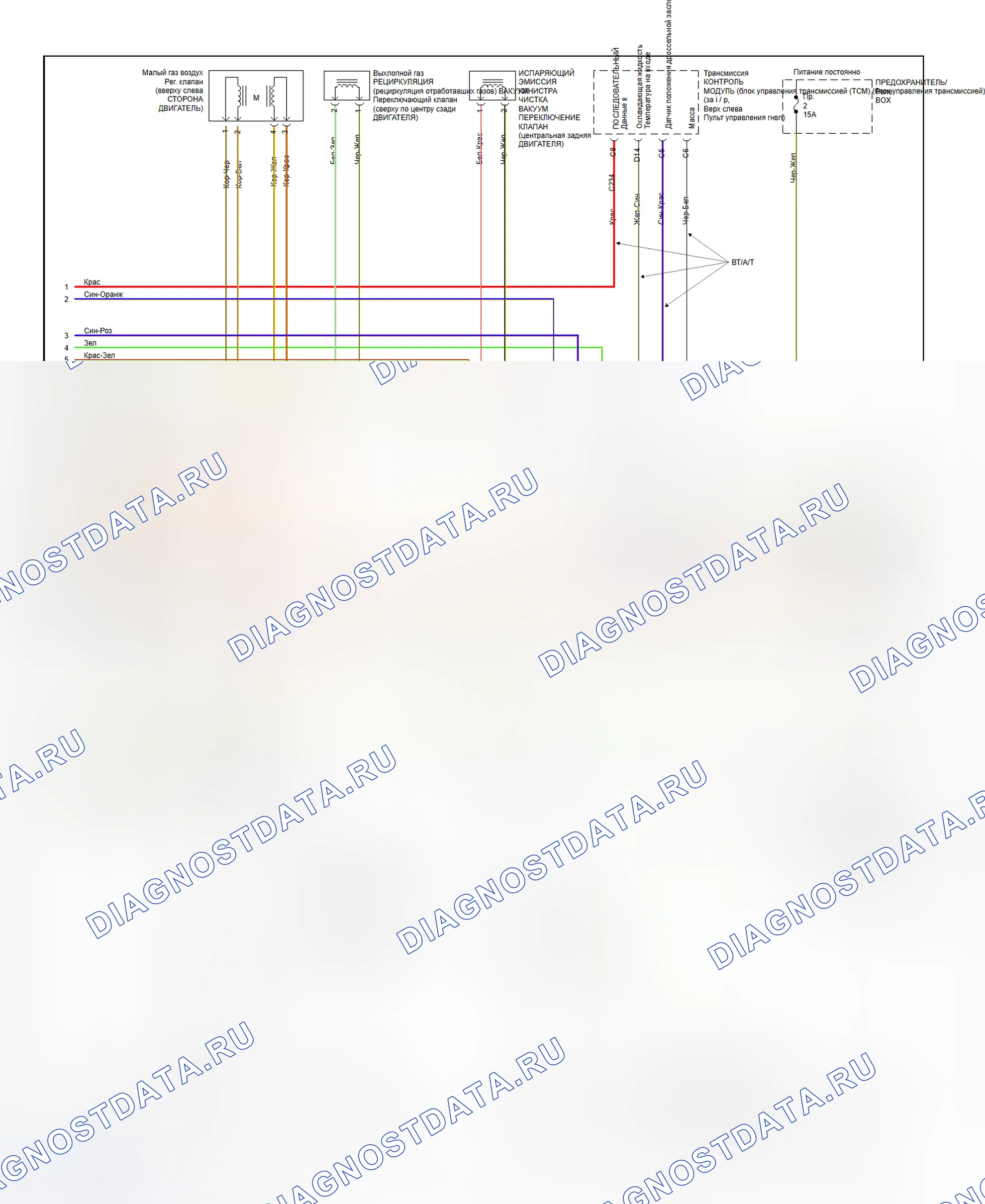 Рис. 5: электросхема (2 из 3). Geely Coolray I