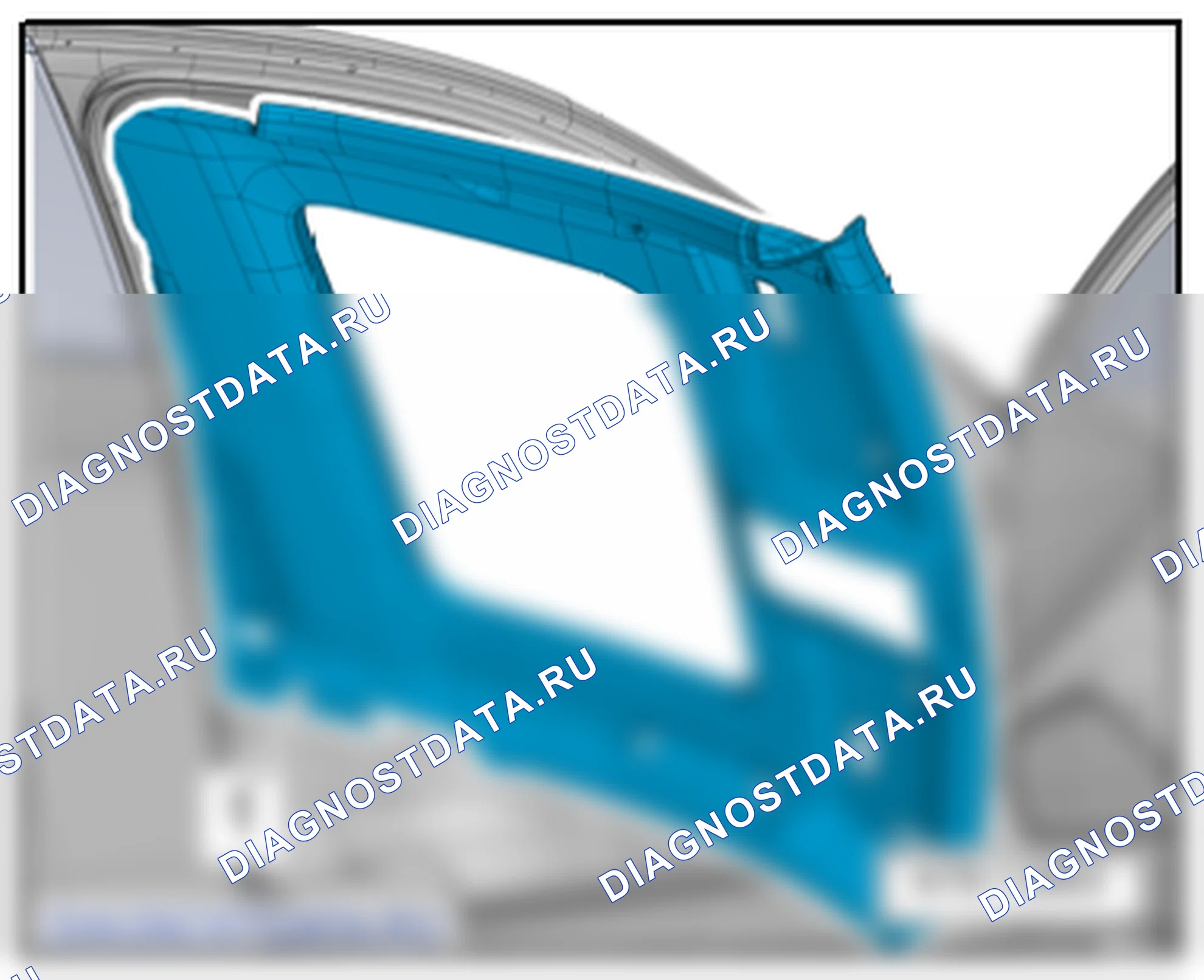 Облицовка потолка. Audi A3 8V
