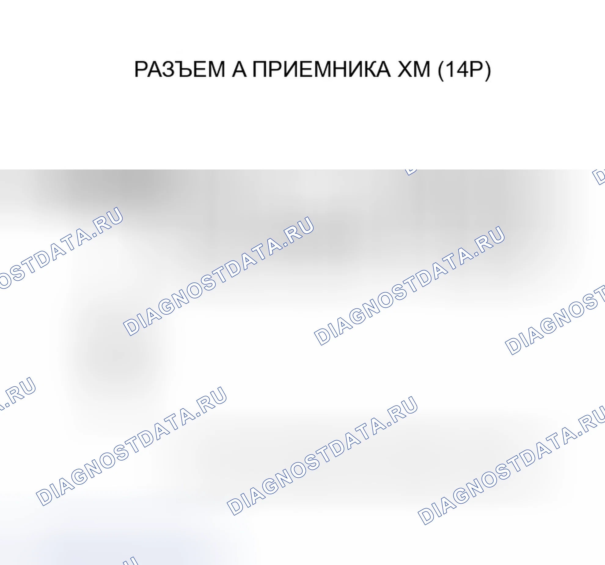 Рис. 56: Радиодисплей Xm пуст и информация о станции не отображается. Honda Odyssey I