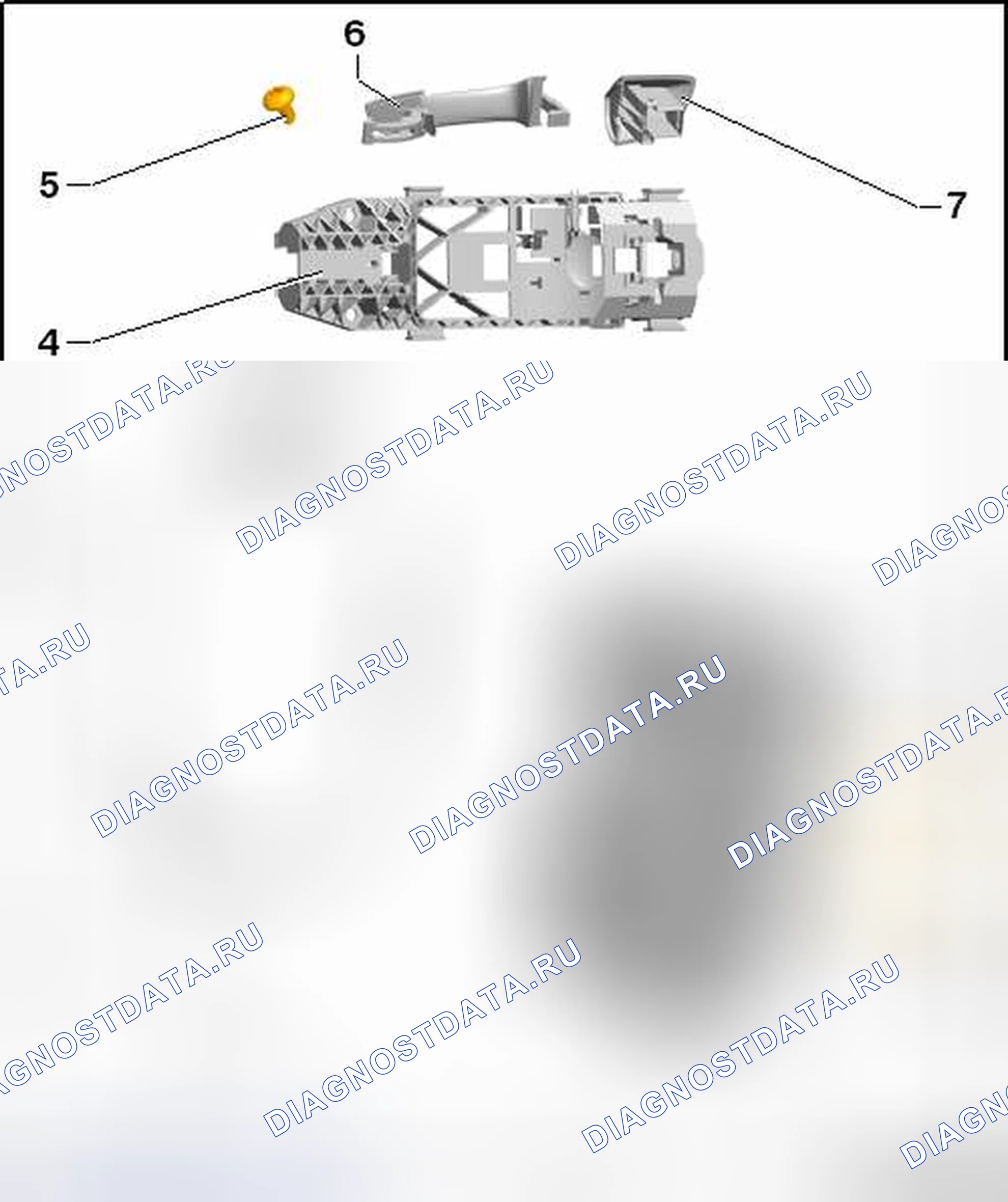 Рис. 39: ОБЗОР ДВЕРНОЙ РУЧКИ И ЗАМКА ДВЕРИ. Volkswagen Golf Mk6