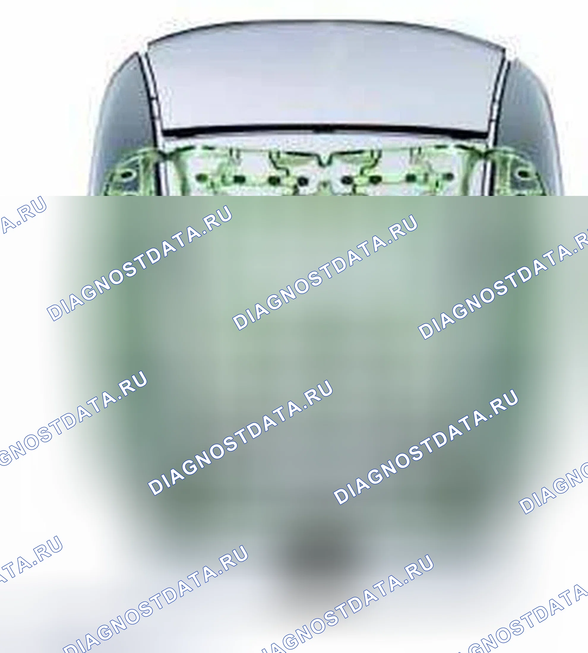 Рис. 82: Автоматическое отключение подушки безопасности (OC3 коврик). BMW M6 E63/E64