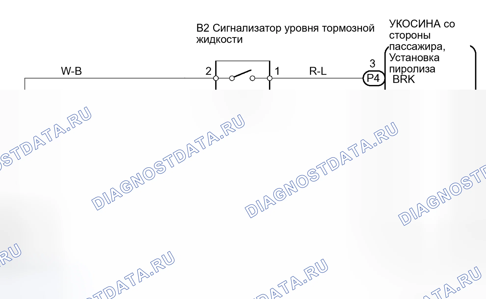 Рис. 53: электросхема. Toyota RAV4 II рестайлинг