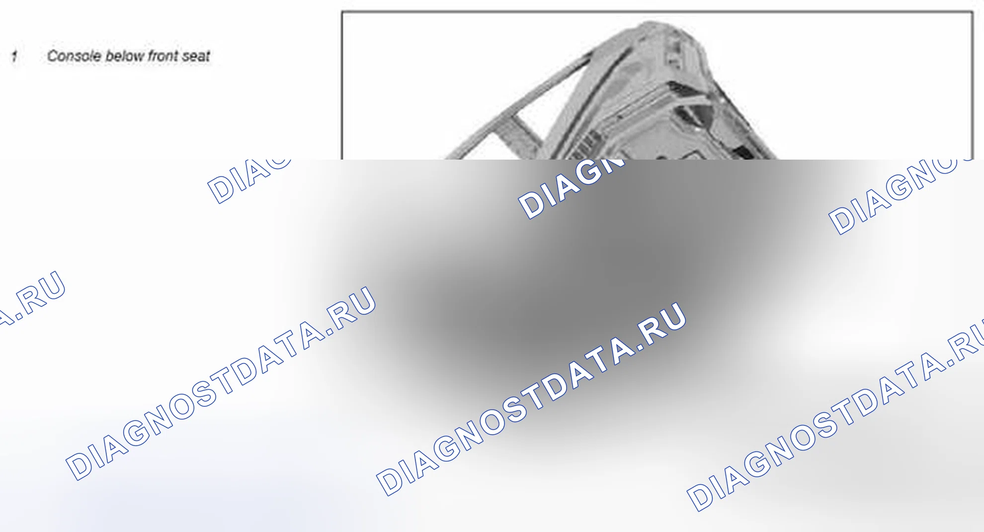 Рис. 662: Замена консоли под передним сиденьем - AR63.40-P-1192MCC. Kia Soul I